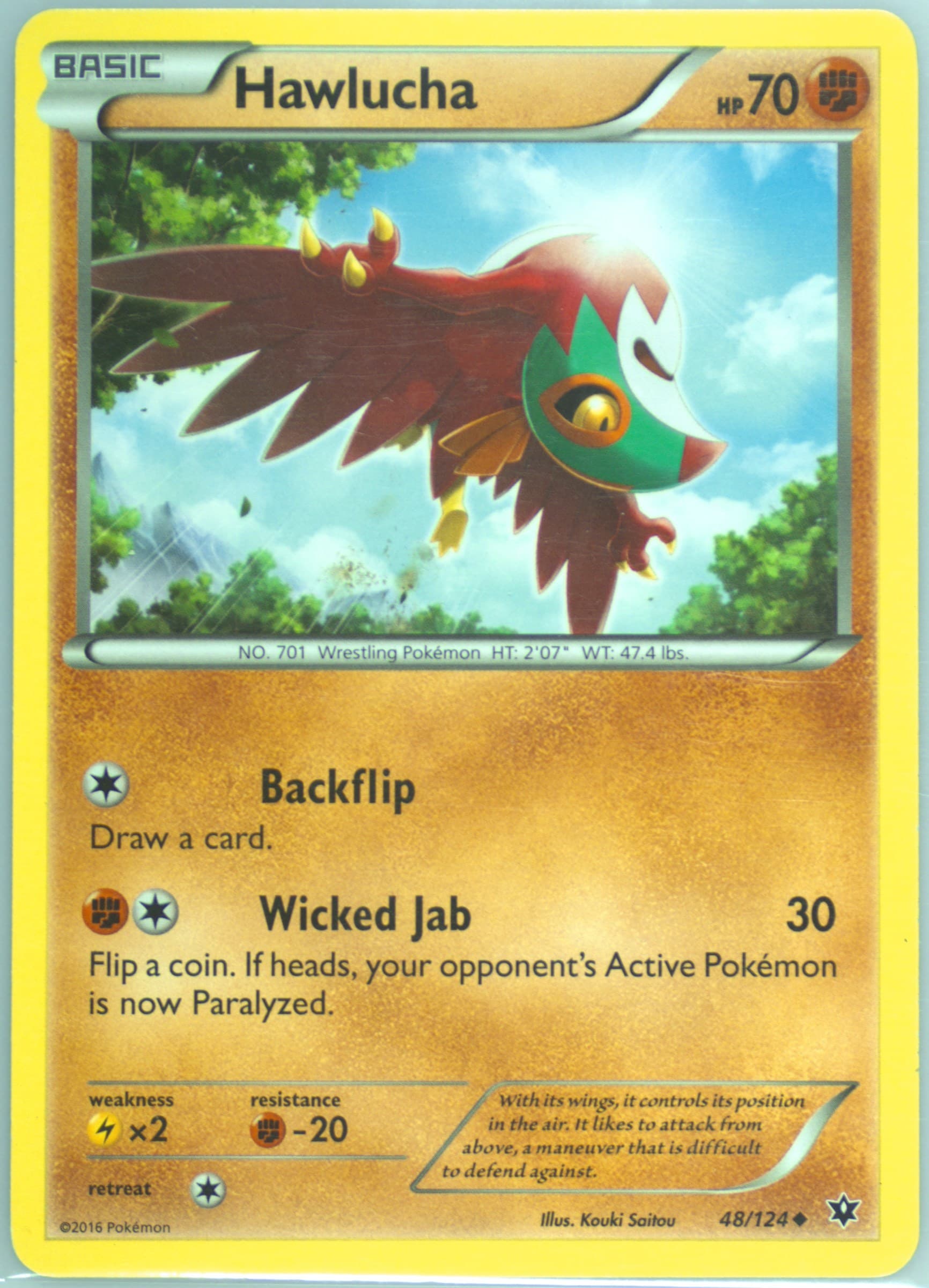 Hawlucha (48) 2016 Pokemon XY Fates Collide