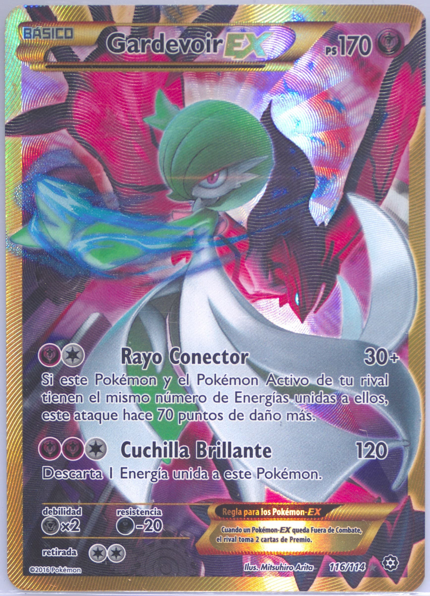 Full Art/Gardevoir EX Spanish-Secret (116) 2016 Pokemon XY Steam Siege