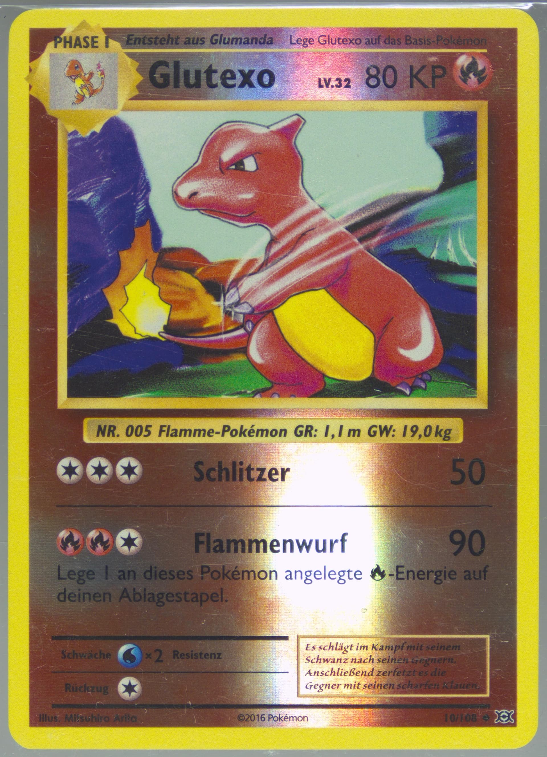 Glutexo German (10) 2016 Pokemon XY Evolutions