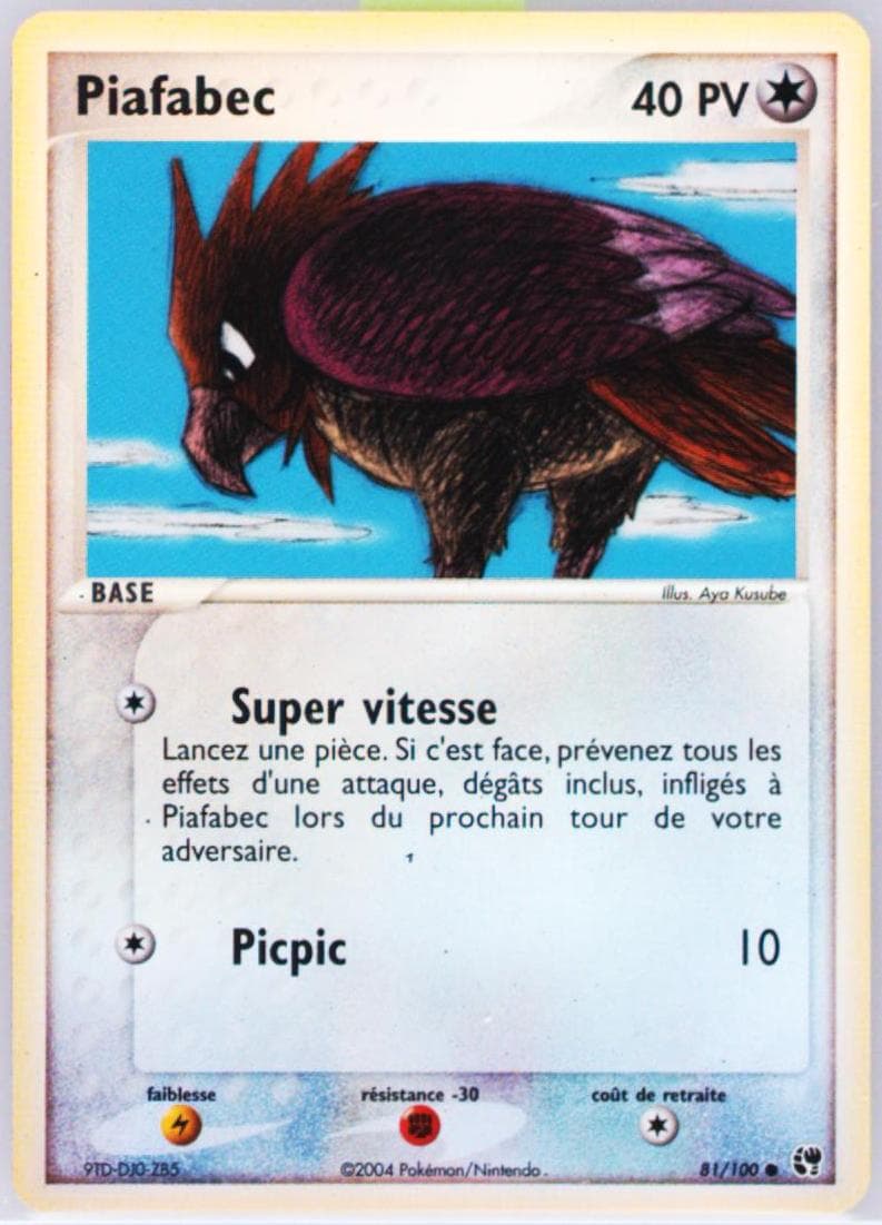 Piafabec-Reverse Foil (81) 2004 Pokemon French EX Sandstorm