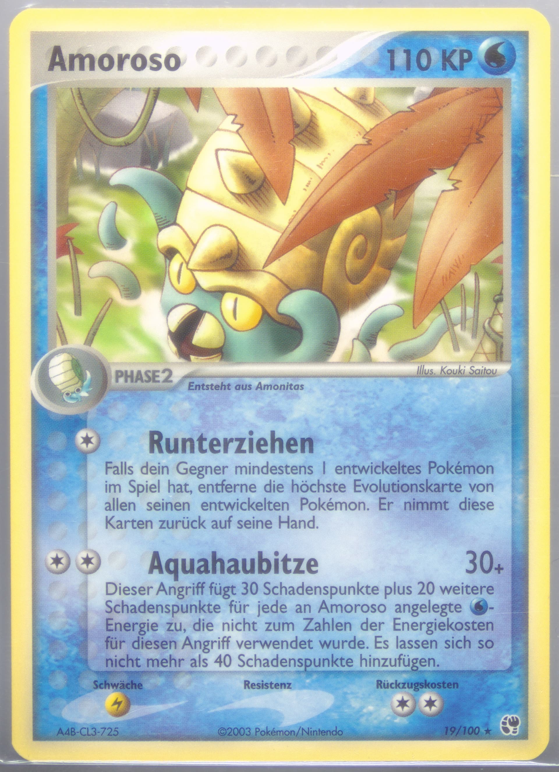 Amoroso (19) 2004 Pokemon German EX Sandstorm
