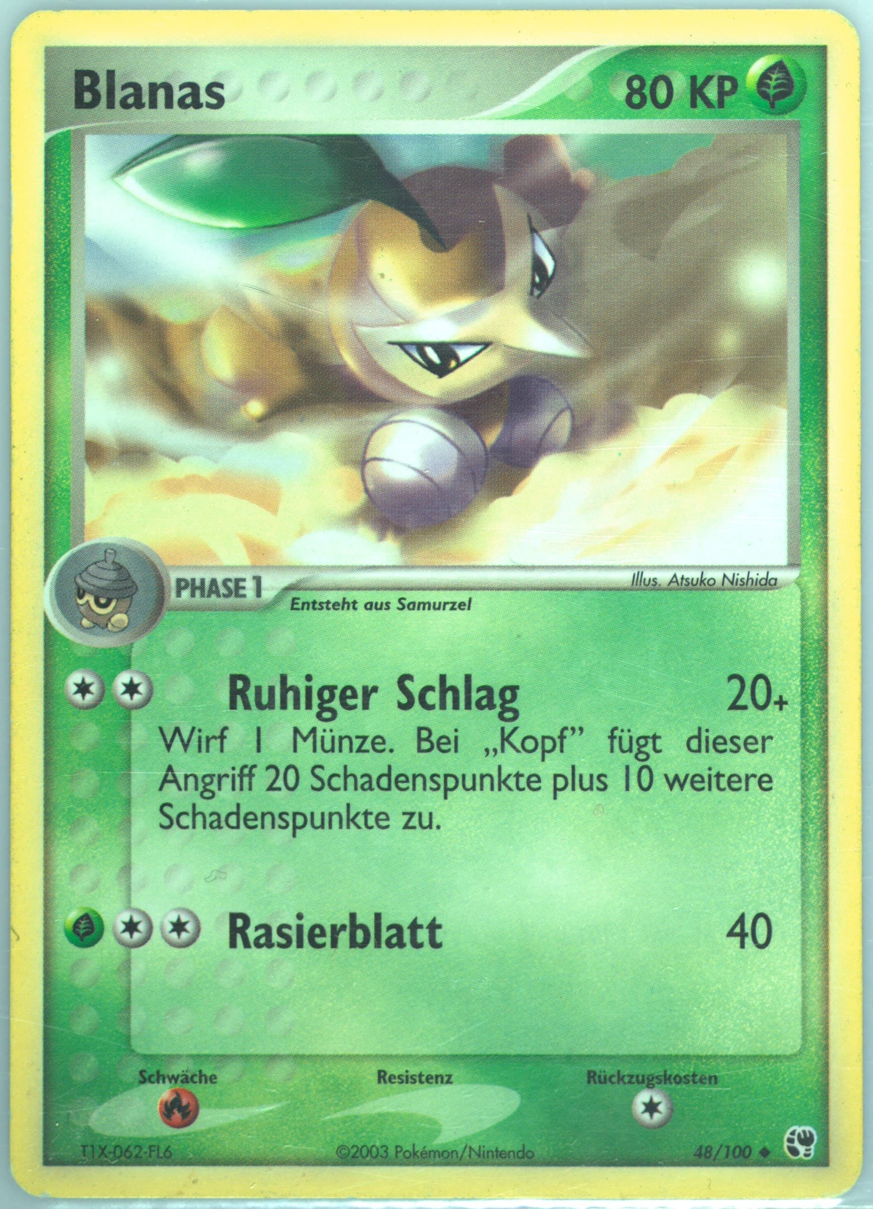 Blanas (48) 2004 Pokemon German EX Sandstorm