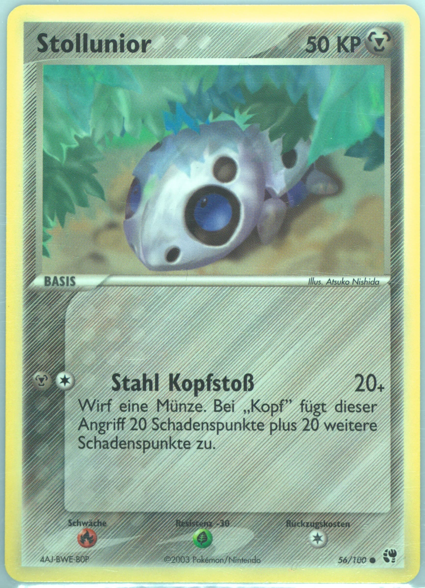 Stollunior (56) 2004 Pokemon German EX Sandstorm