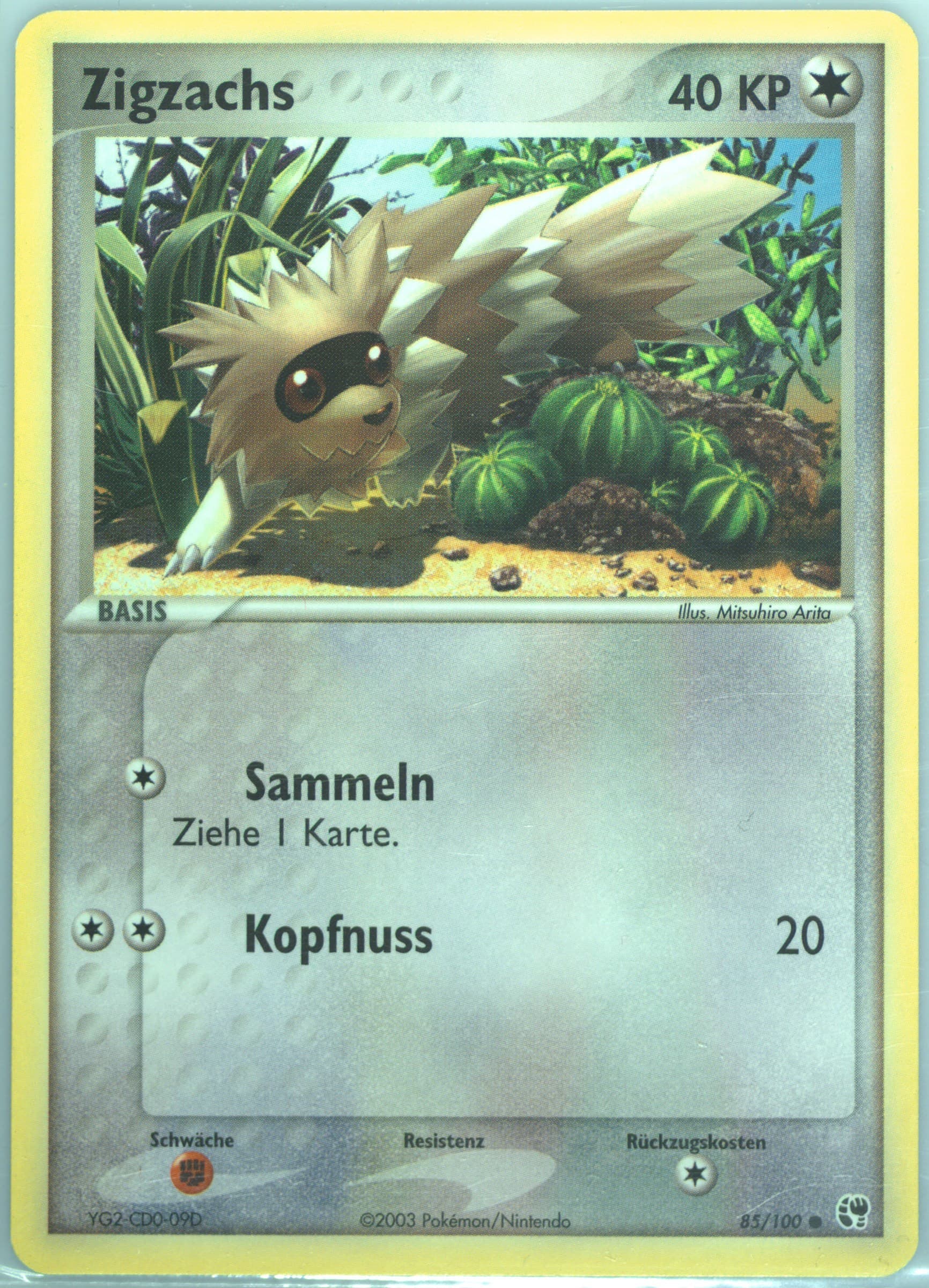 Zigzachs (85) 2004 Pokemon German EX Sandstorm