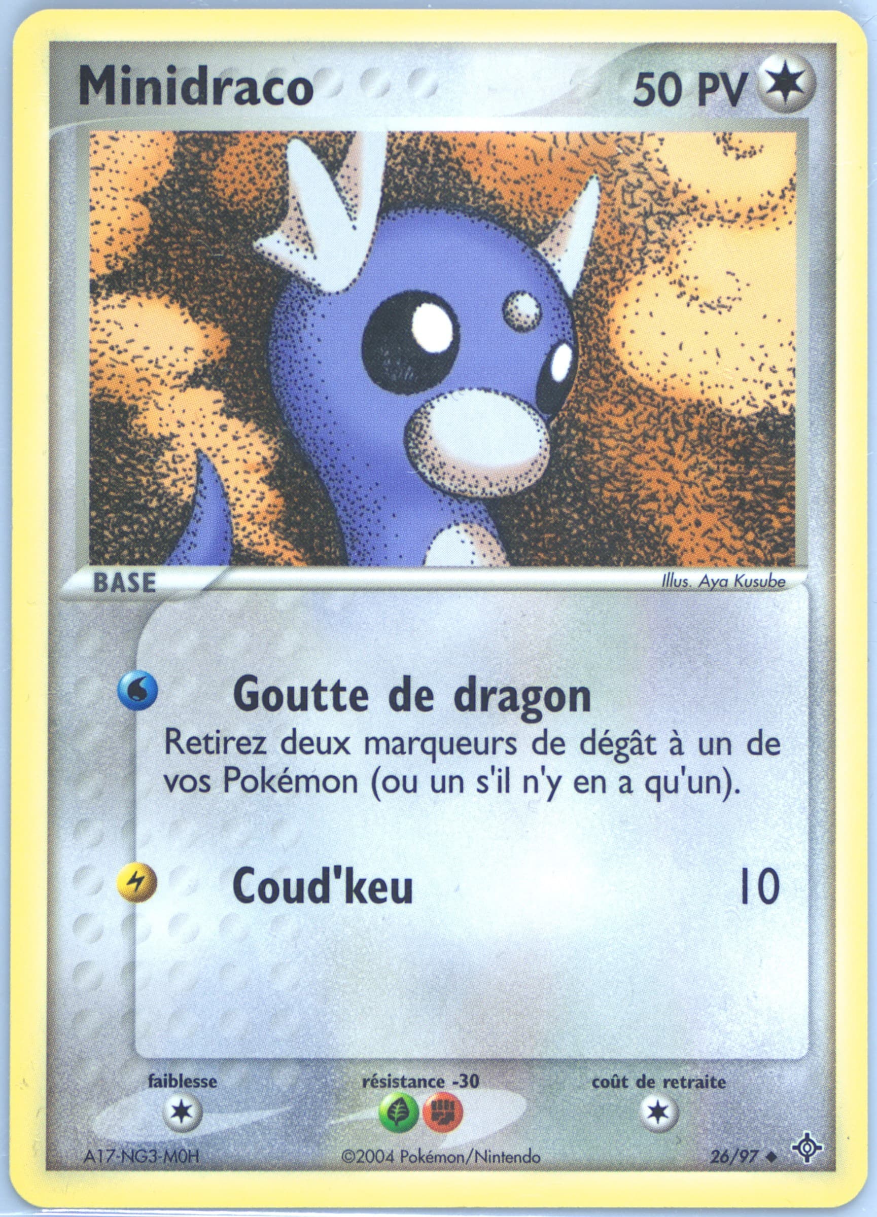 Minidraco (26) 2004 Pokemon French EX Dragon