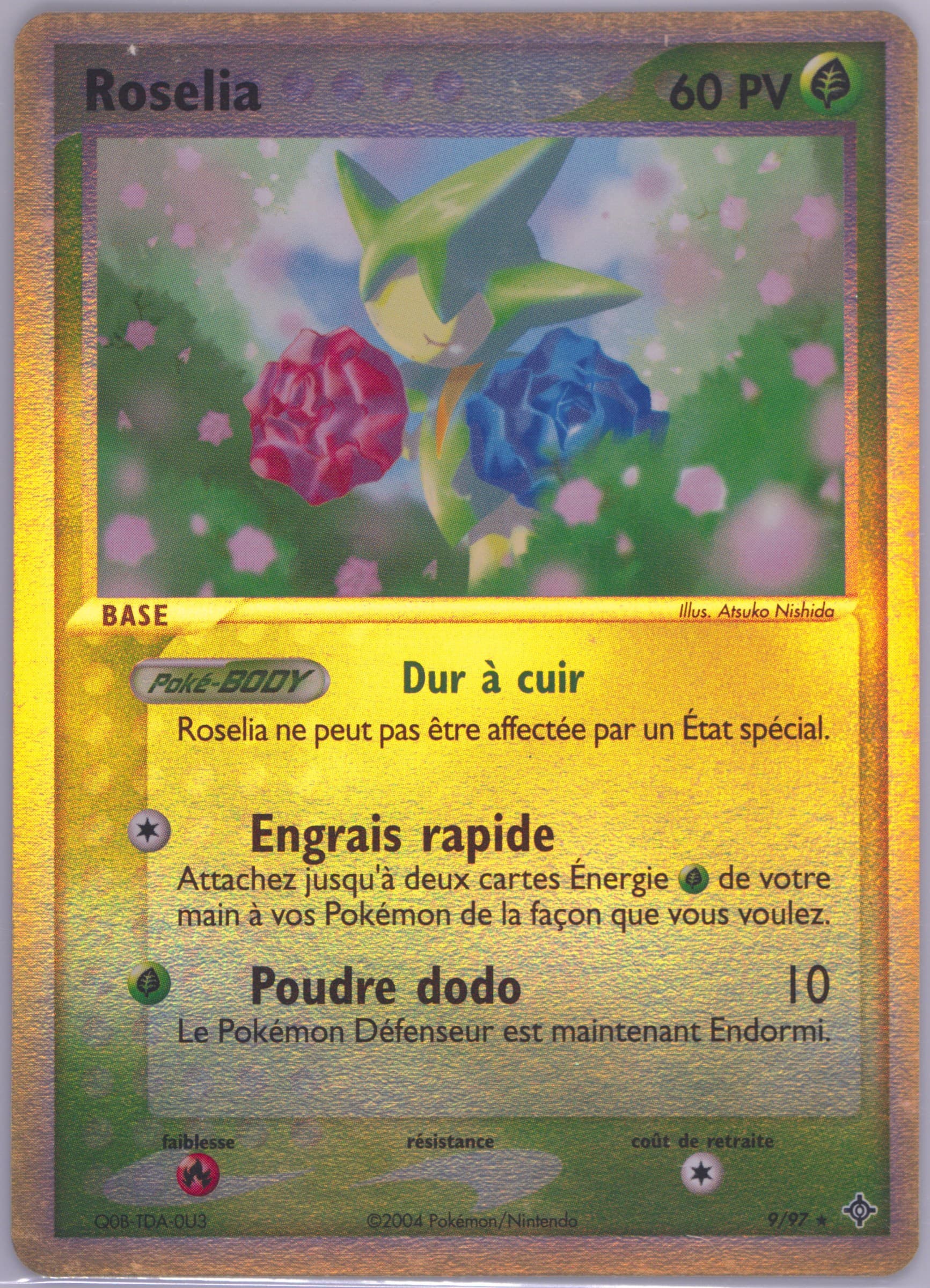 Roselia-Reverse Foil (9) 2004 Pokemon French EX Dragon