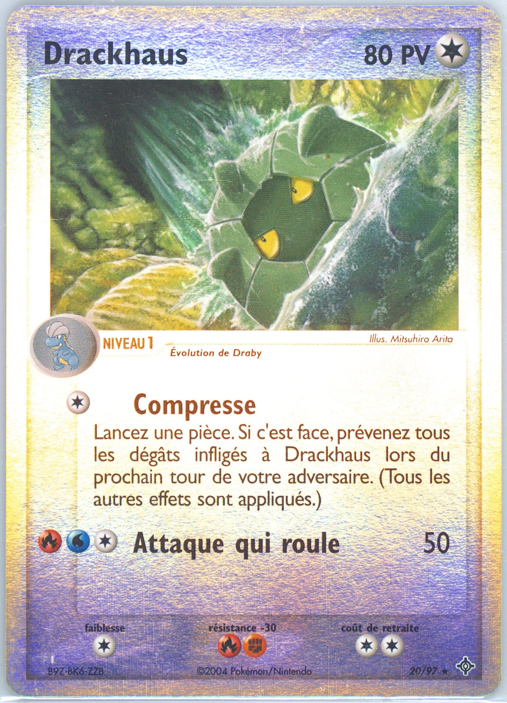 Drackhaus-Reverse Foil (20) 2004 Pokemon French EX Dragon