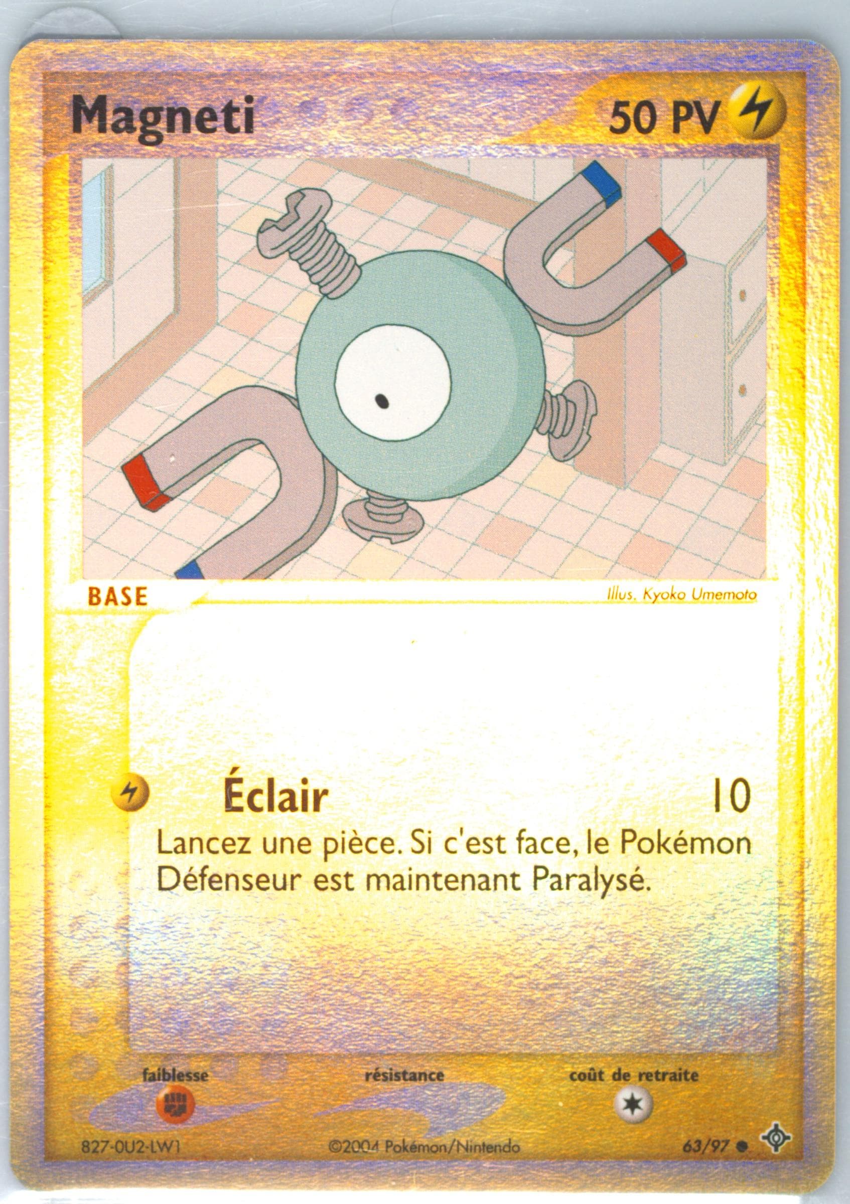 Magneti-Reverse Foil (63) 2004 Pokemon French EX Dragon