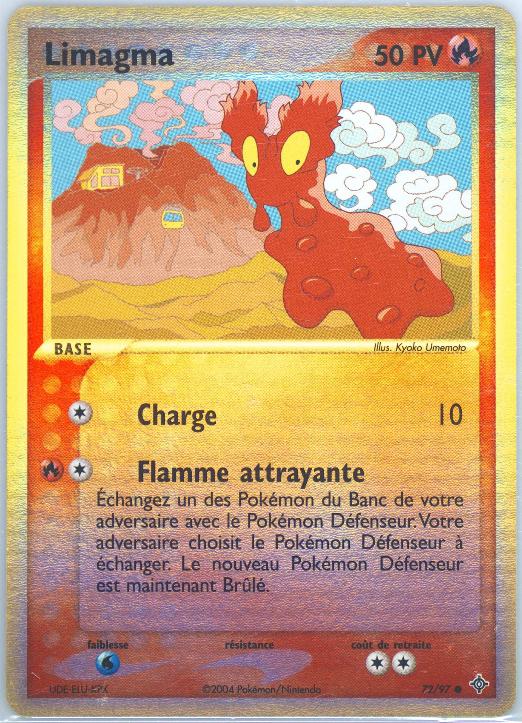 Limagma-Reverse Foil (72) 2004 Pokemon French EX Dragon