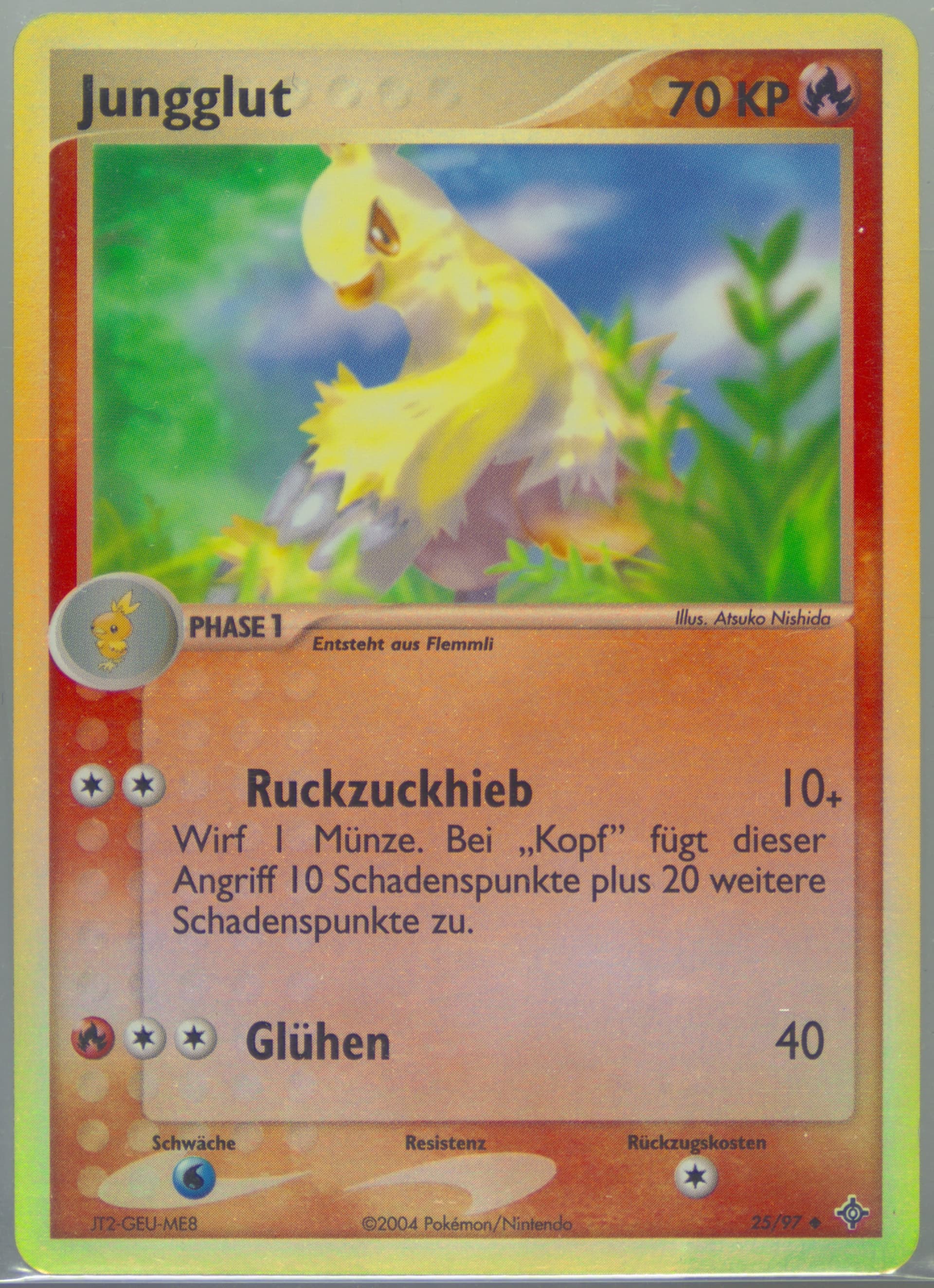 Jungglut-Reverse Foil (25) 2004 Pokemon German EX Dragon