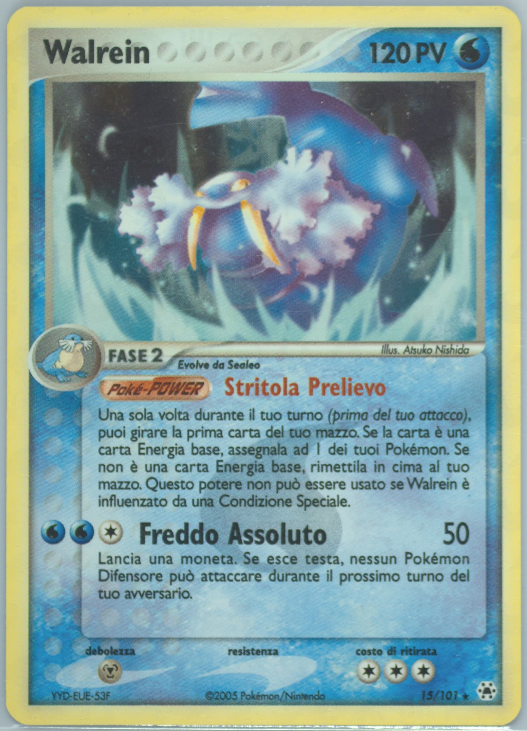 Walrein-Reverse Foil (15) 2005 Pokemon Italian EX Hidden Legends