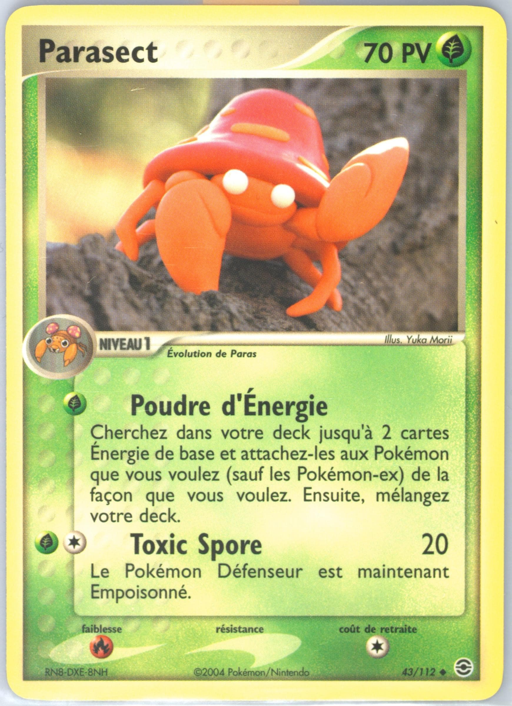 Parasect French (43) 2004 Pokemon EX Fire Red & Leaf Green