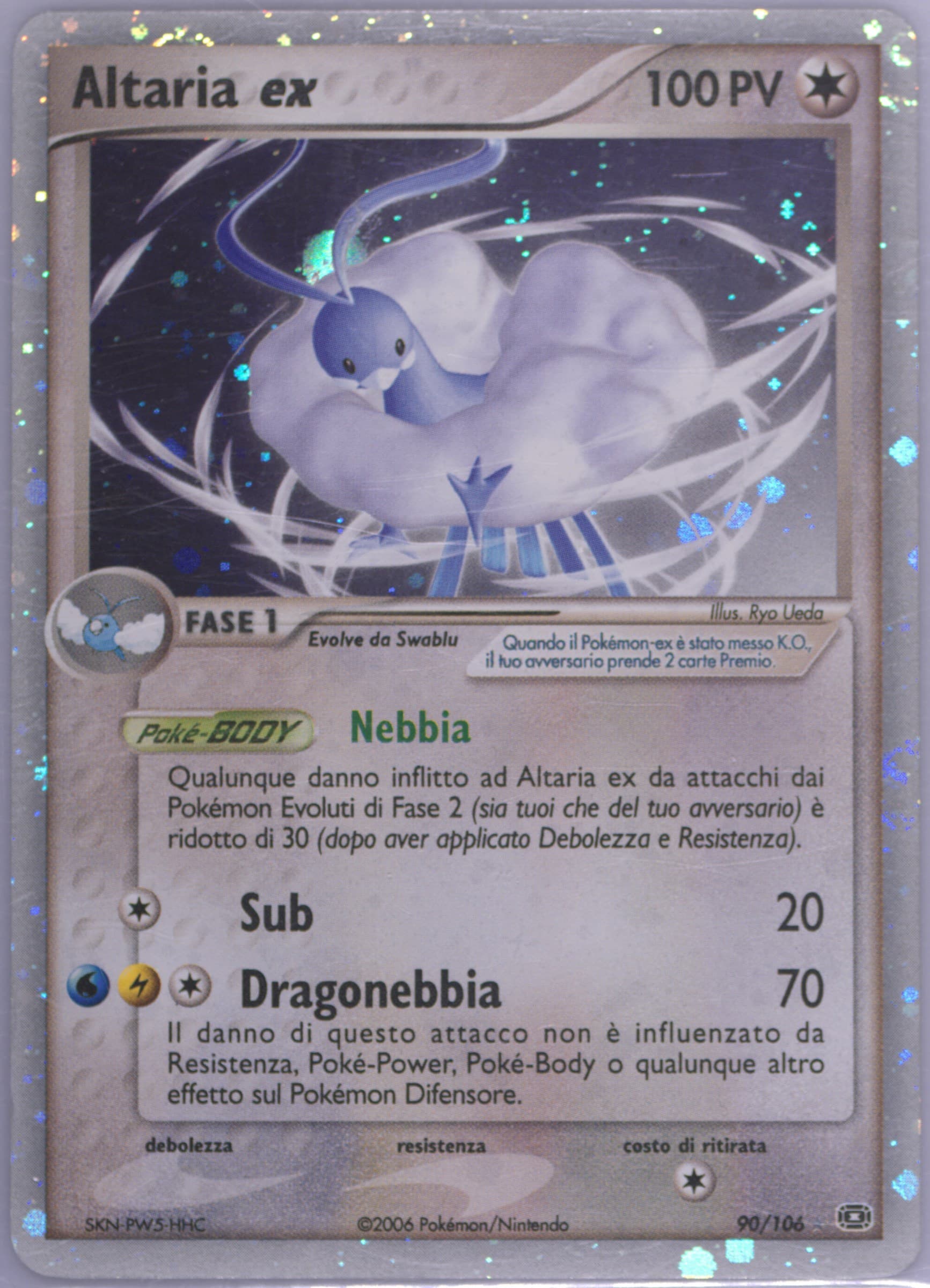 Altaria EX-Holo Italian (90) 2005 Pokemon EX Emerald