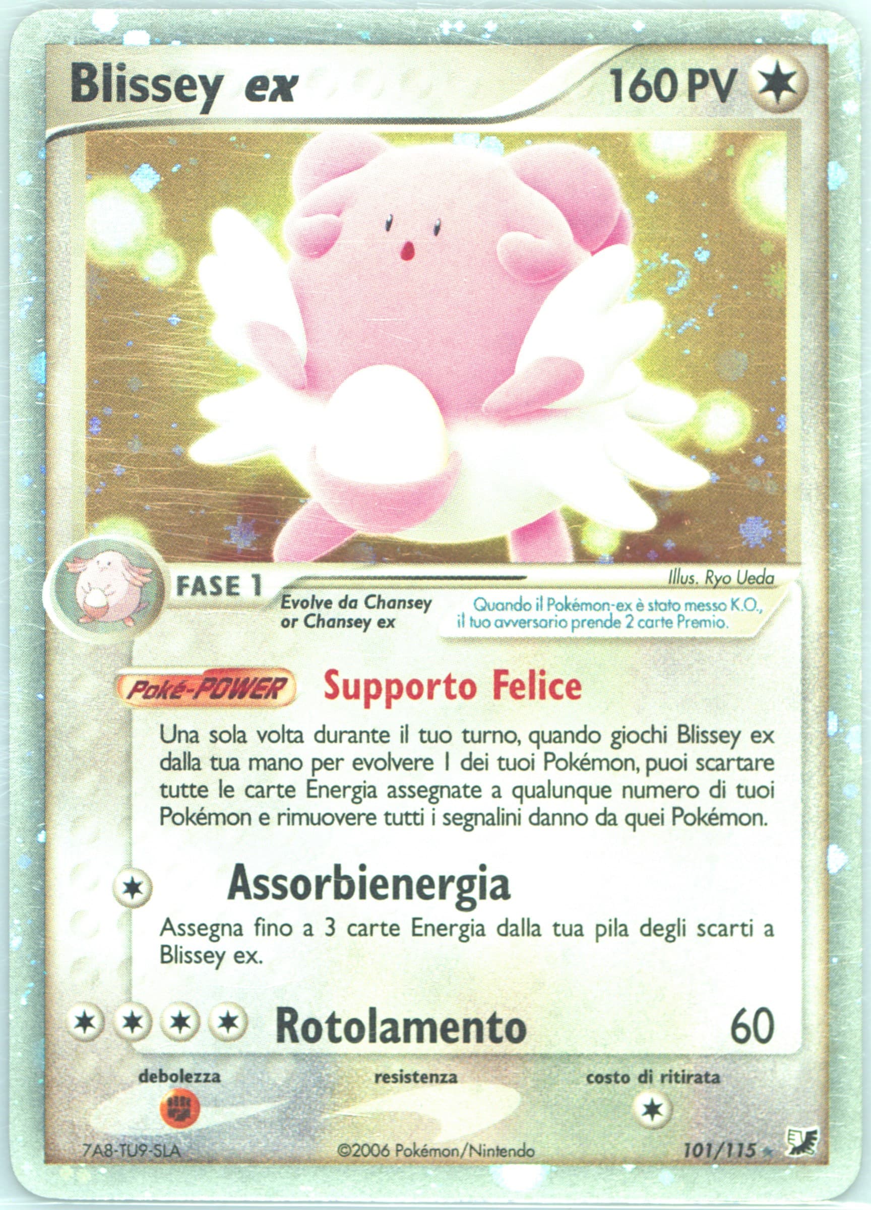 Blissey EX-Holo Italian (101) 2005 Pokemon EX Unseen Forces