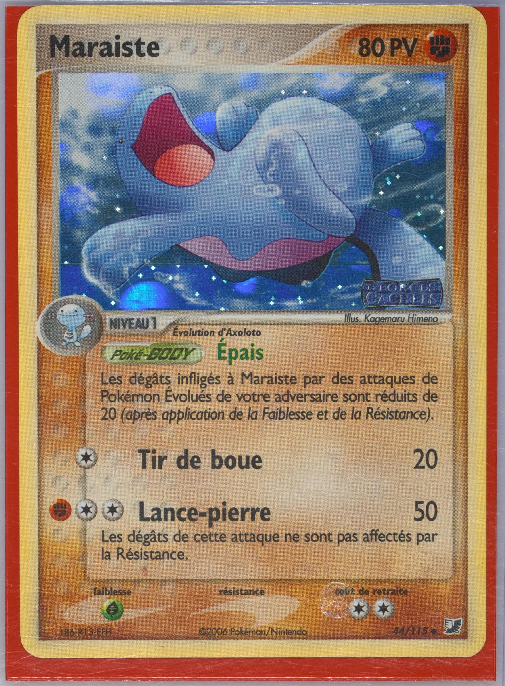 Maraiste-Reverse Foil (44) 2006 Pokemon French EX Unseen Forces