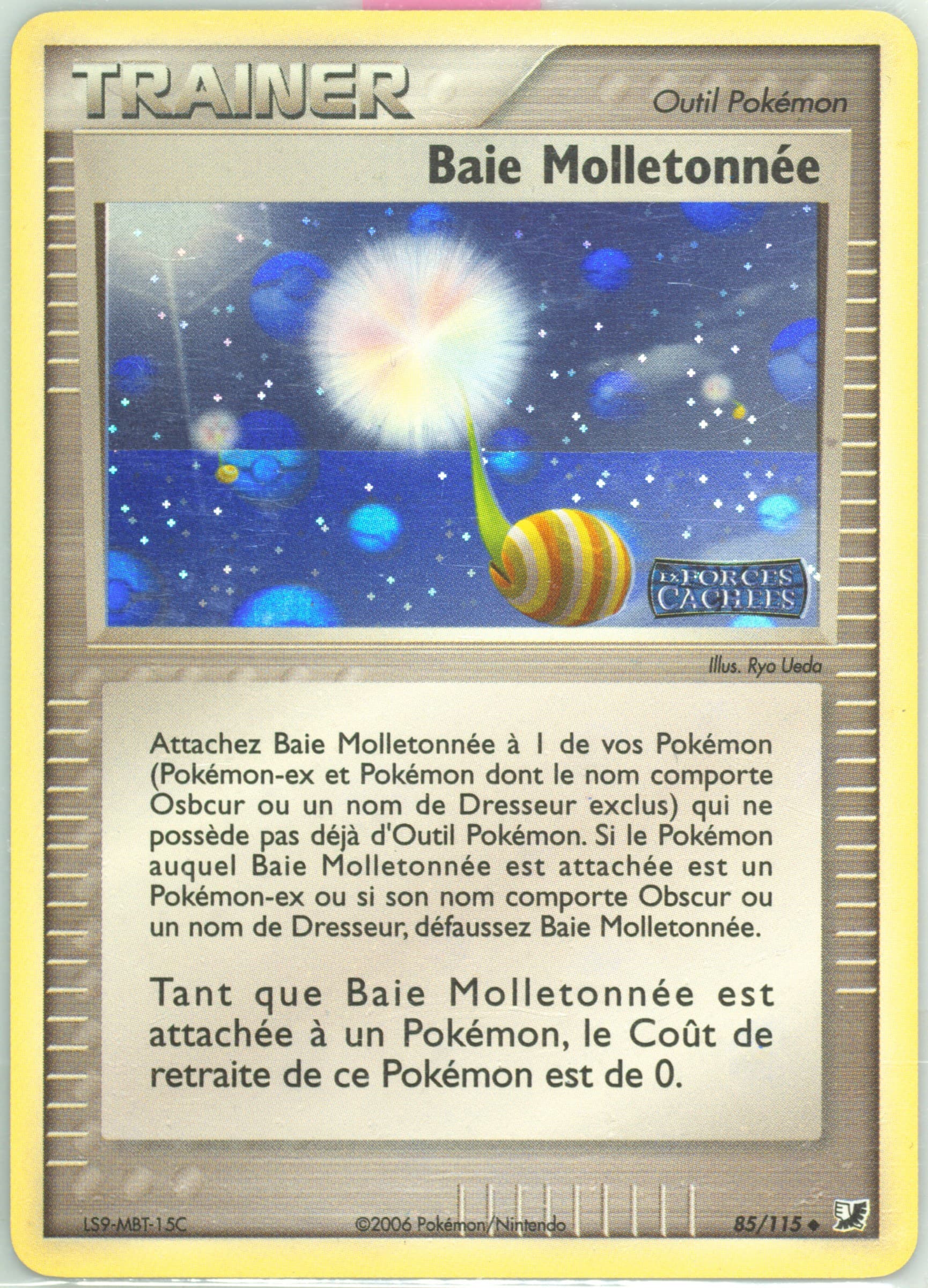 Baie Molletonnee-Reverse Foil (85) 2006 Pokemon French EX Unseen Forces
