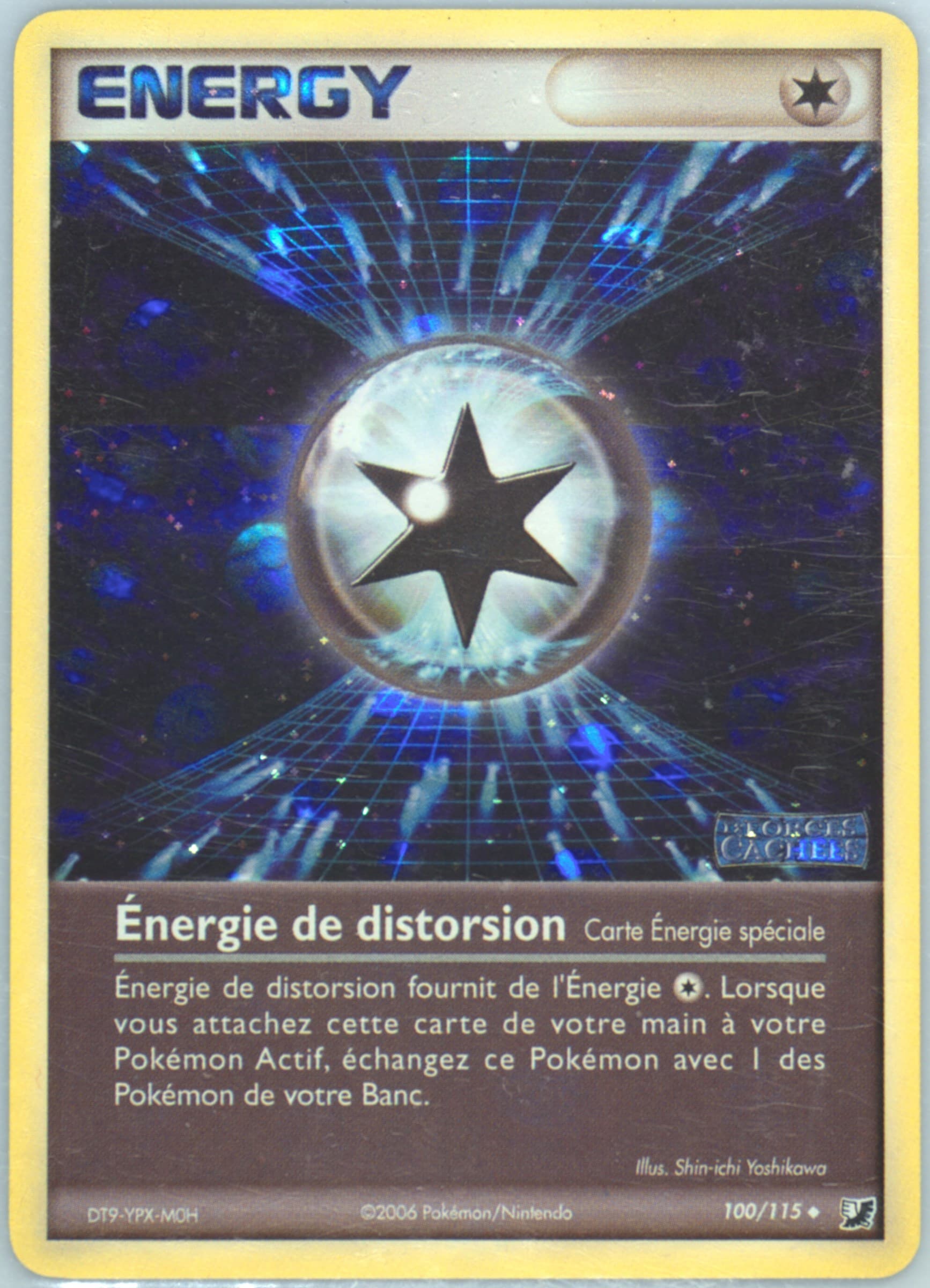 Energie de Distorsion-Reverse Foil (100) 2006 Pokemon French EX Unseen Forces