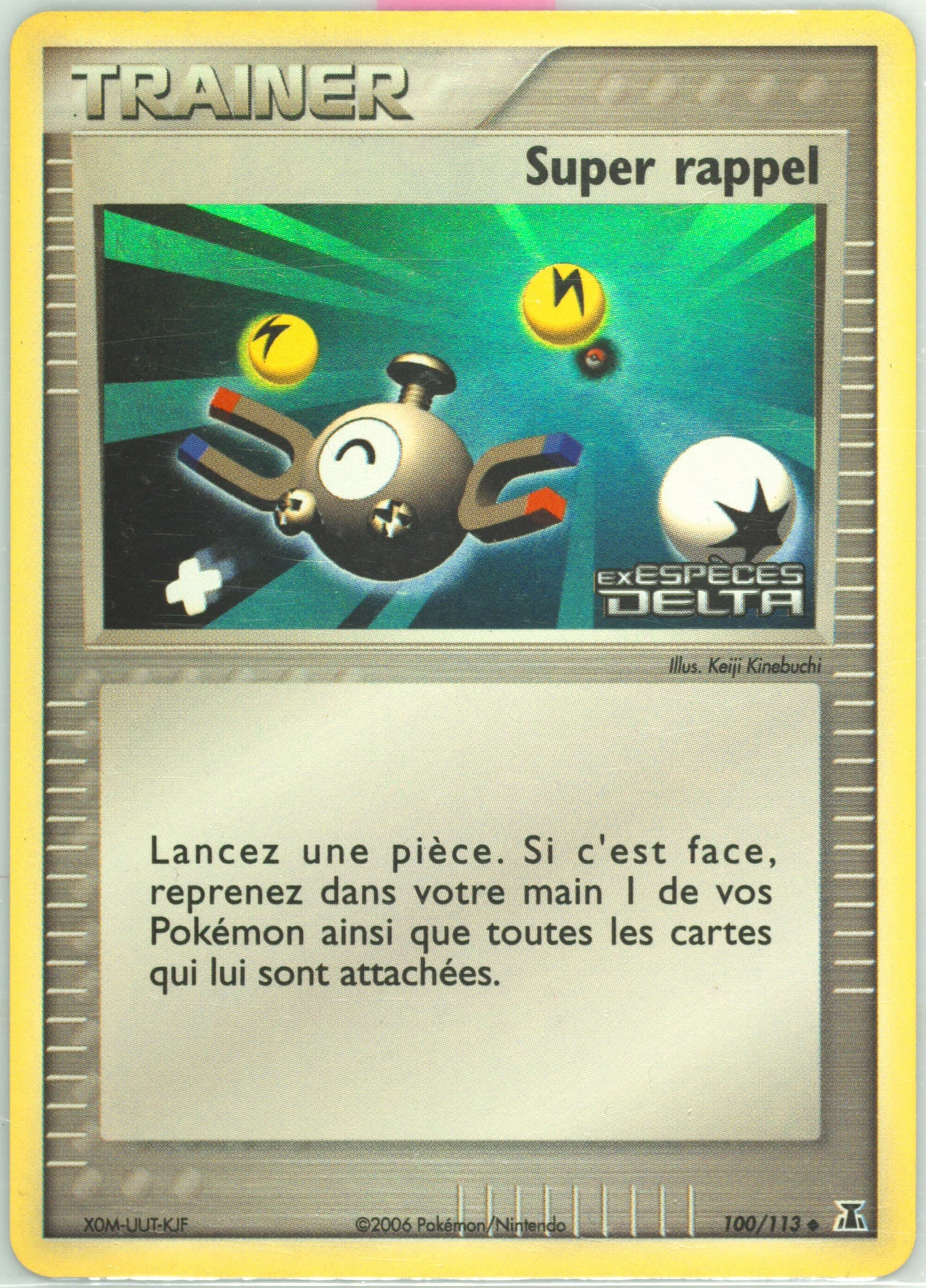 Super Rappel-Reverse Foil (100) 2006 Pokemon French EX Delta Species