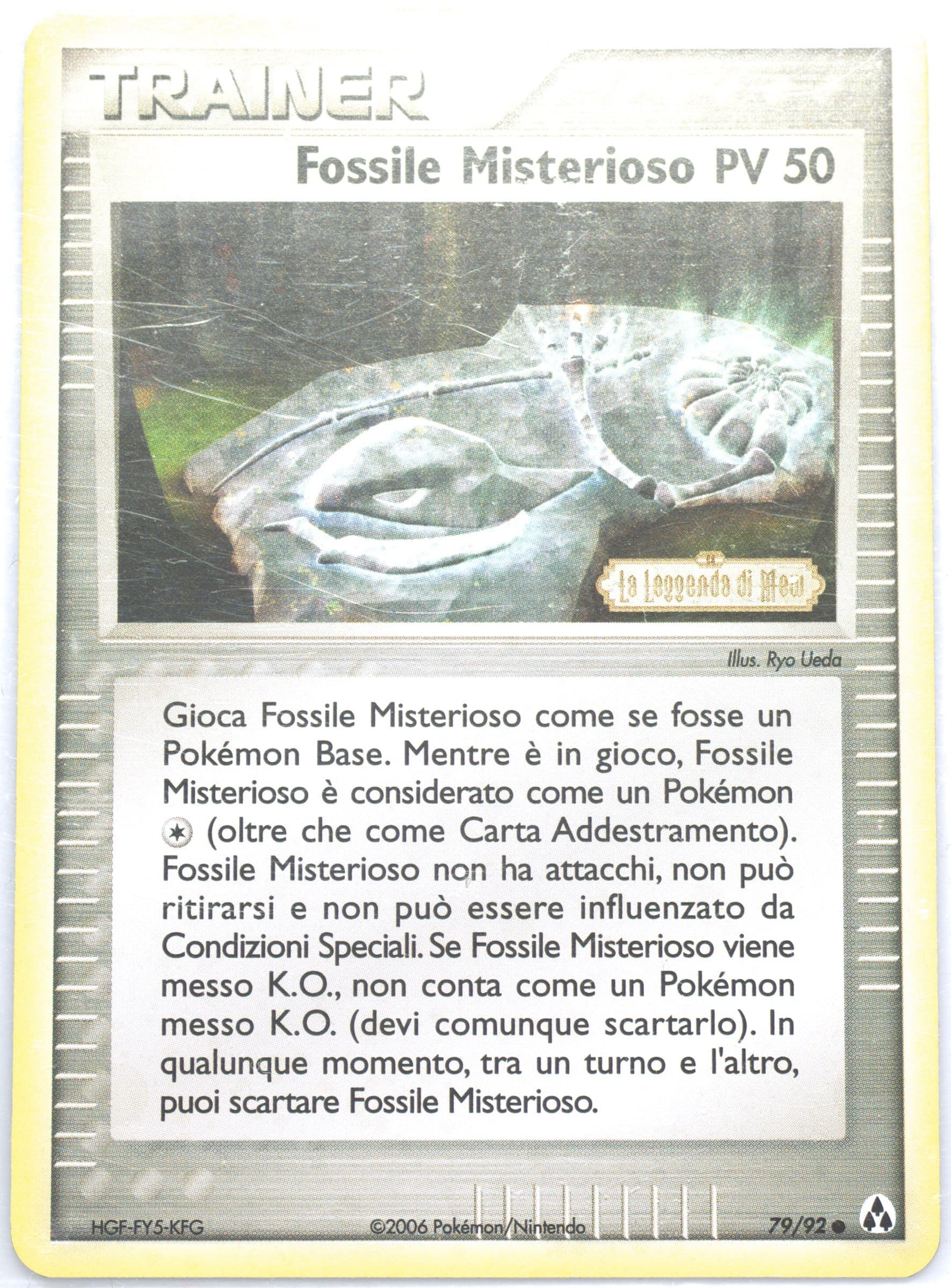 Fossile Misterioso-Reverse Foil Italian (79) 2006 Pokemon EX Legend Maker