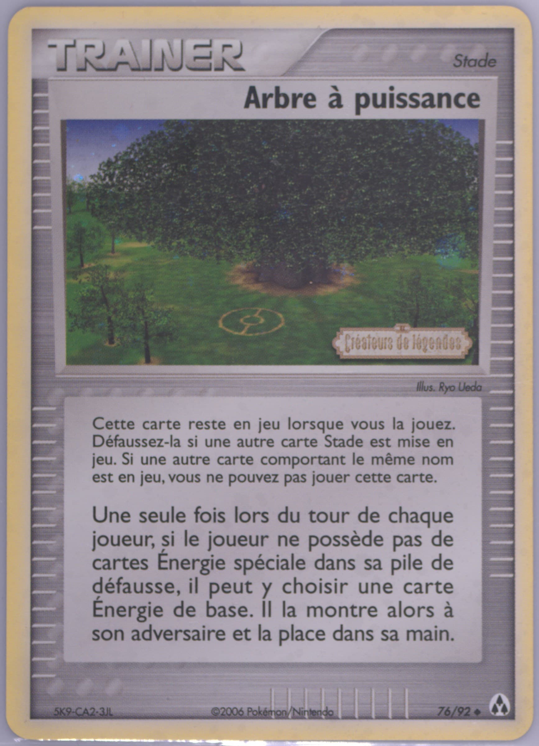 Arbre A Puissance-Reverse Foil French (76) 2006 Pokemon EX Legend Maker