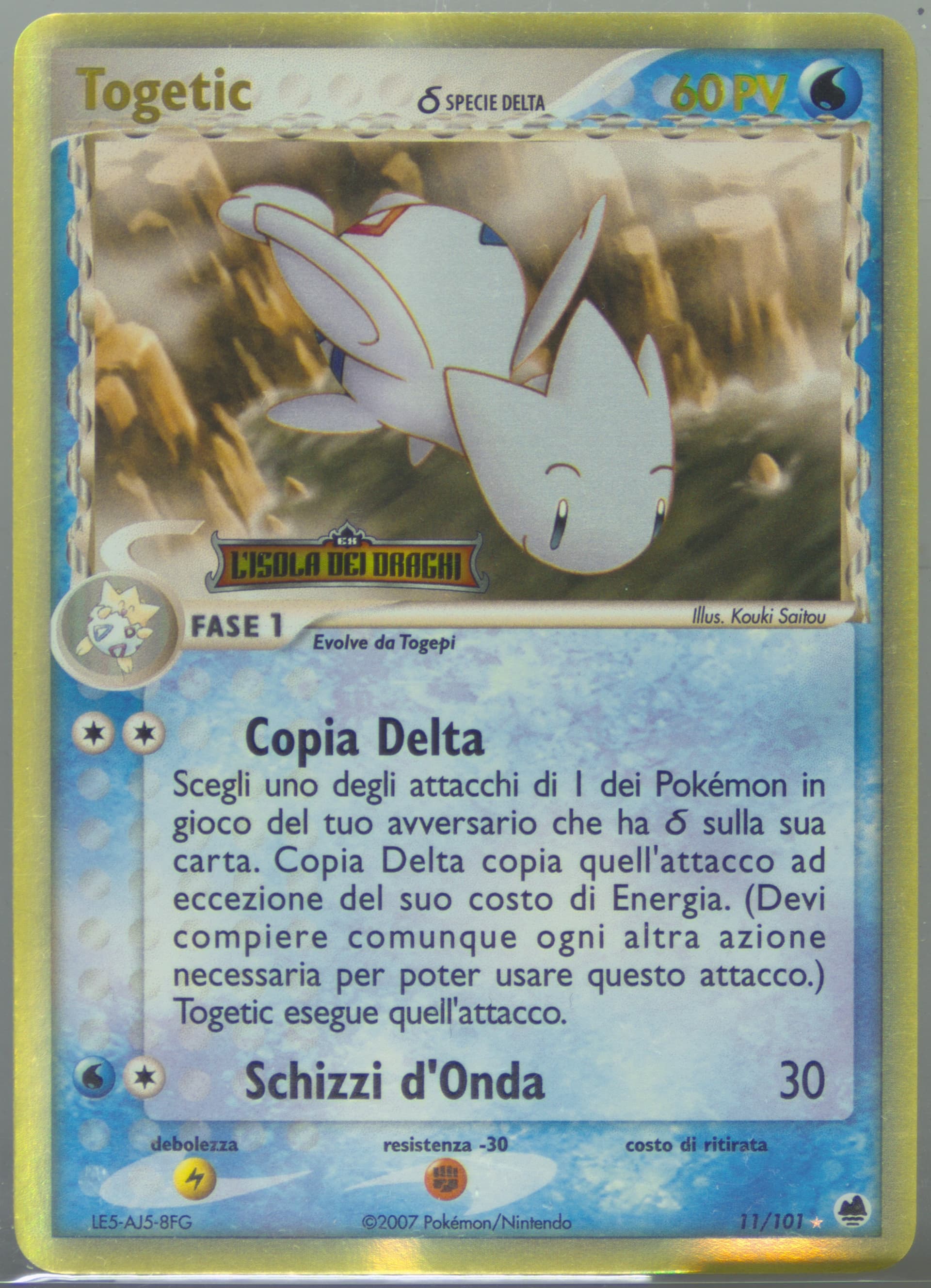 Togetic-Reverse Foil Italian (11) 2006 Pokemon EX Dragon Frontiers