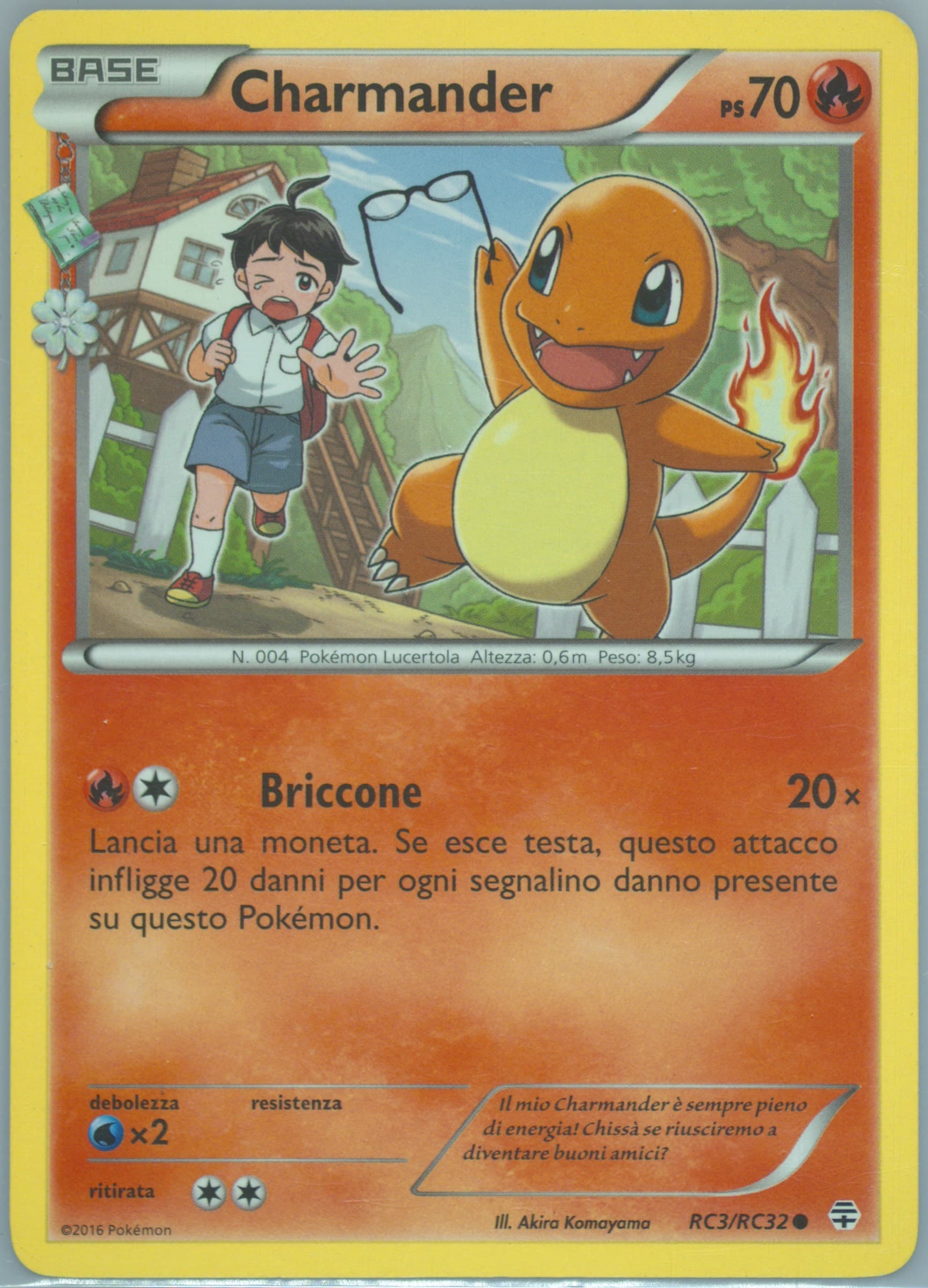 Charmander Italian (RC3) 2016 Pokemon XY Generations Radiant Collection