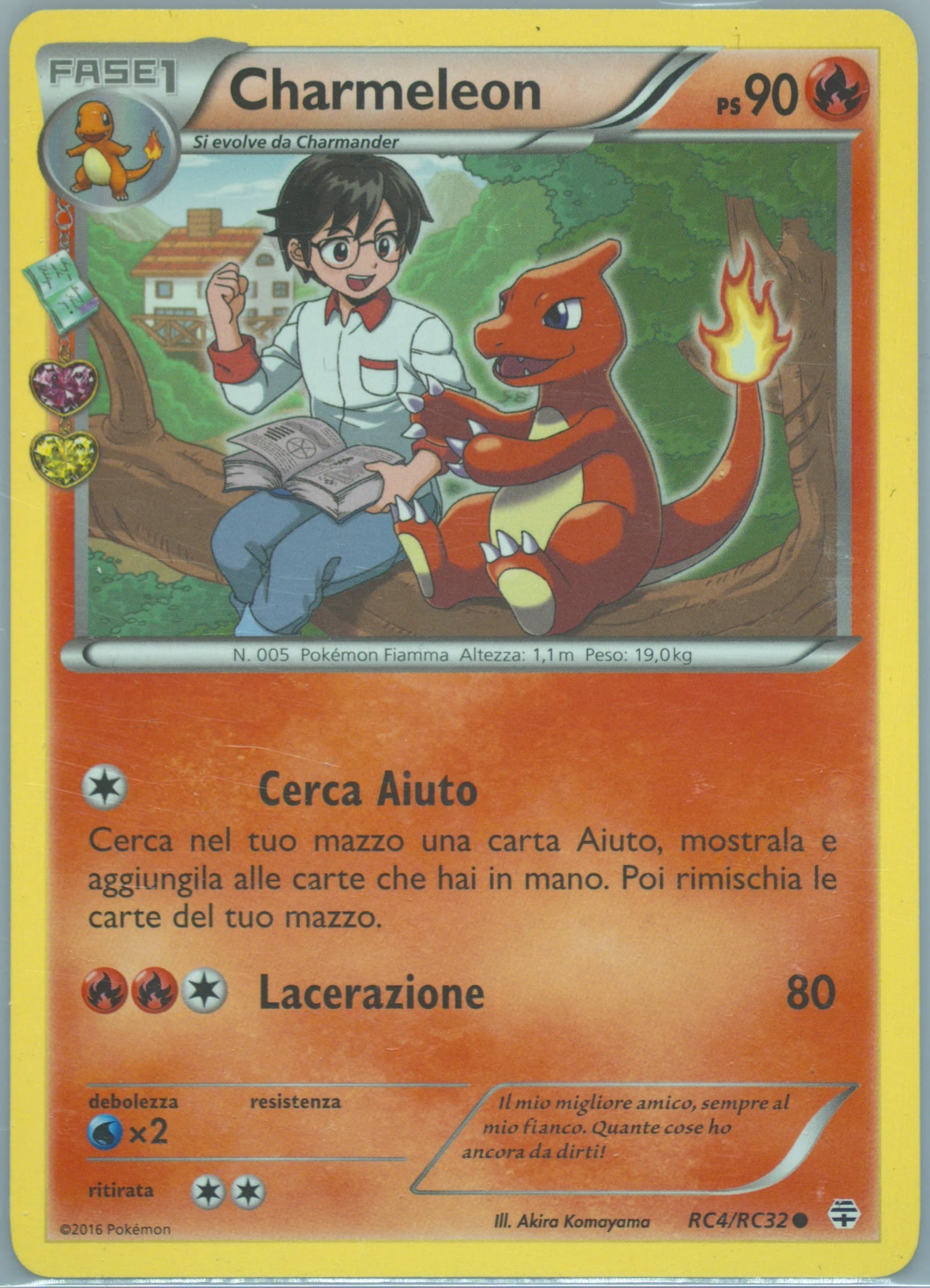 Charmeleon Italian (RC4) 2016 Pokemon XY Generations Radiant Collection