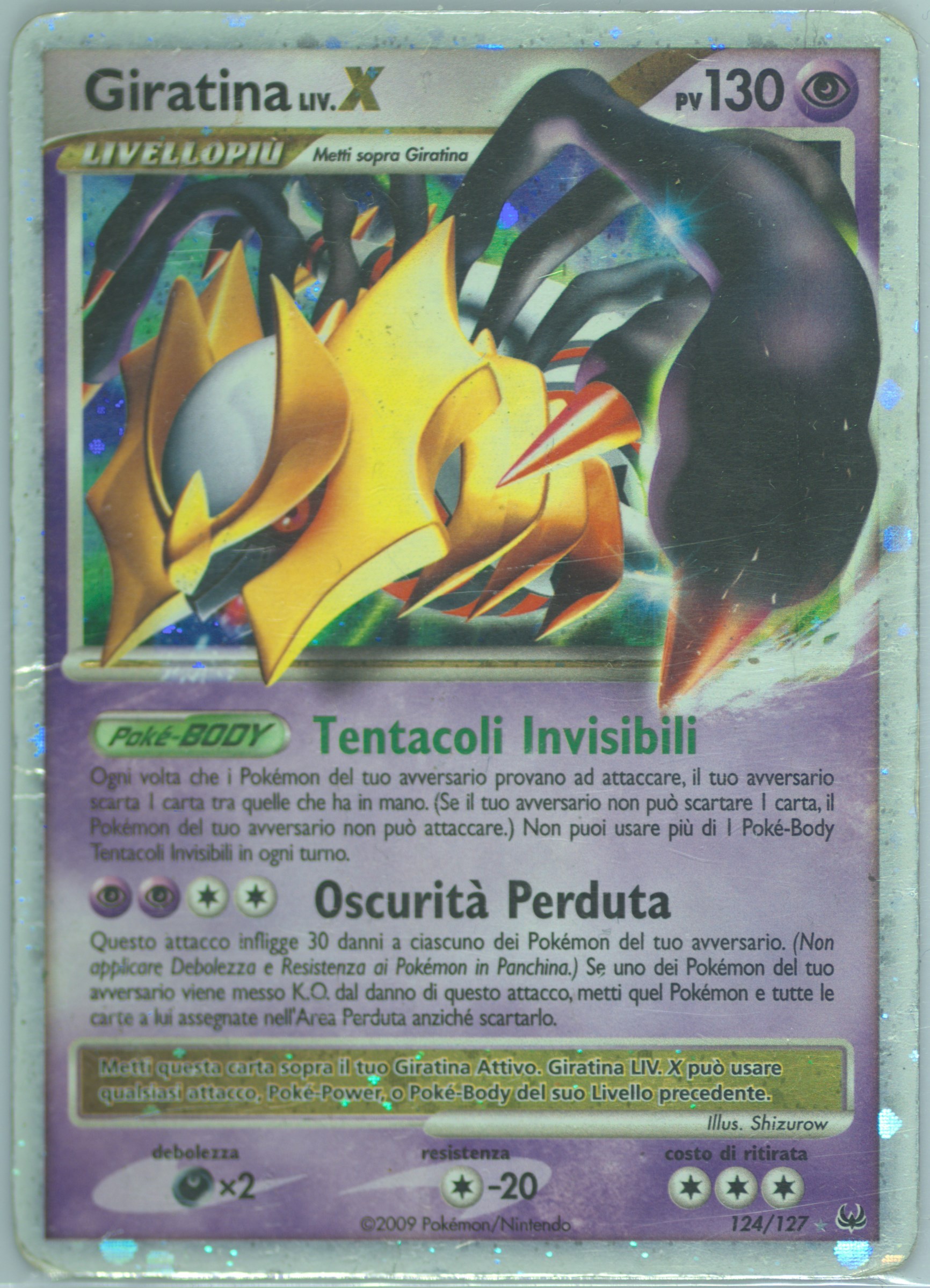 Giratina LIV.X-Holo Italian (124) 2009 Pokemon Platinum