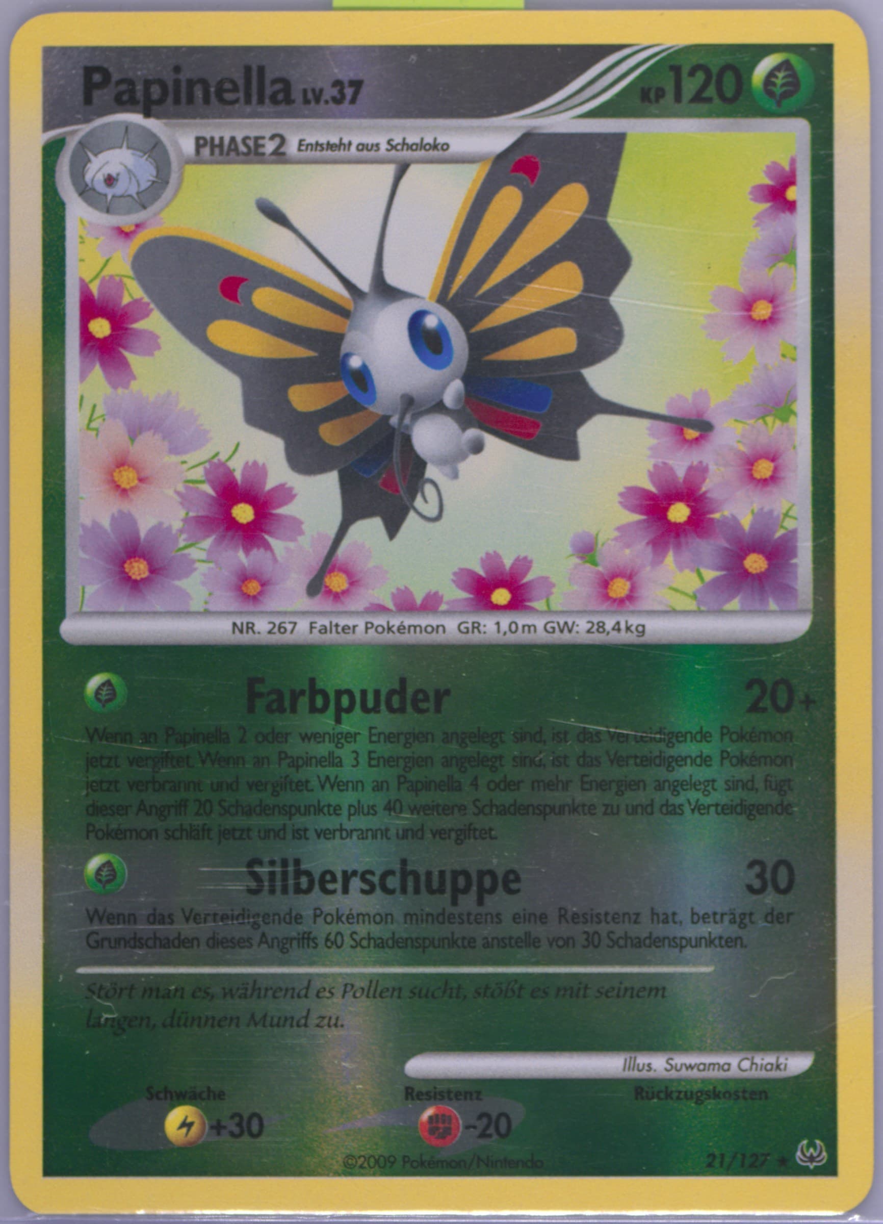 Papinella-Reverse Foil German (21) 2009 Pokemon Platinum