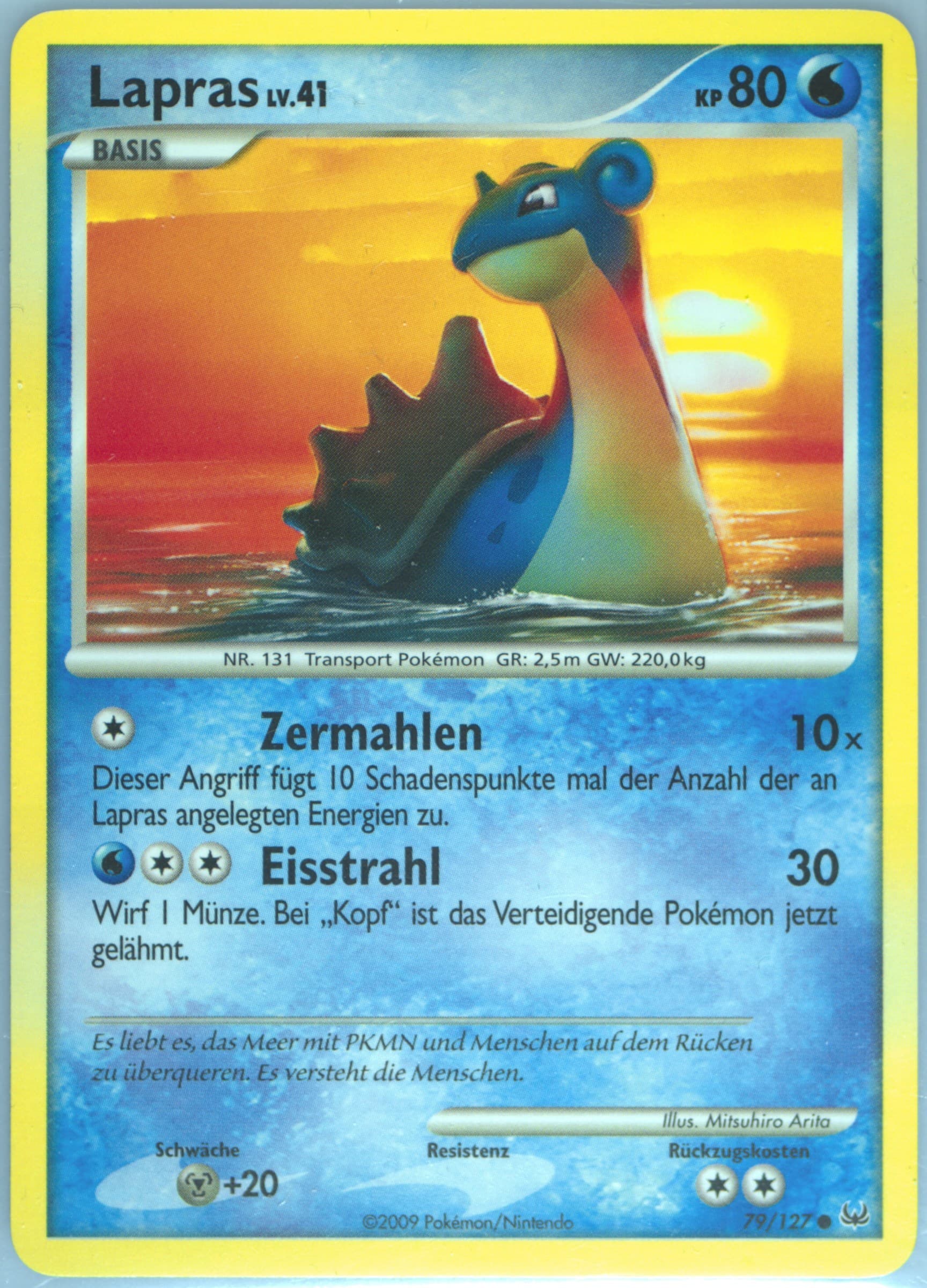 Lapras German (79) 2009 Pokemon Platinum