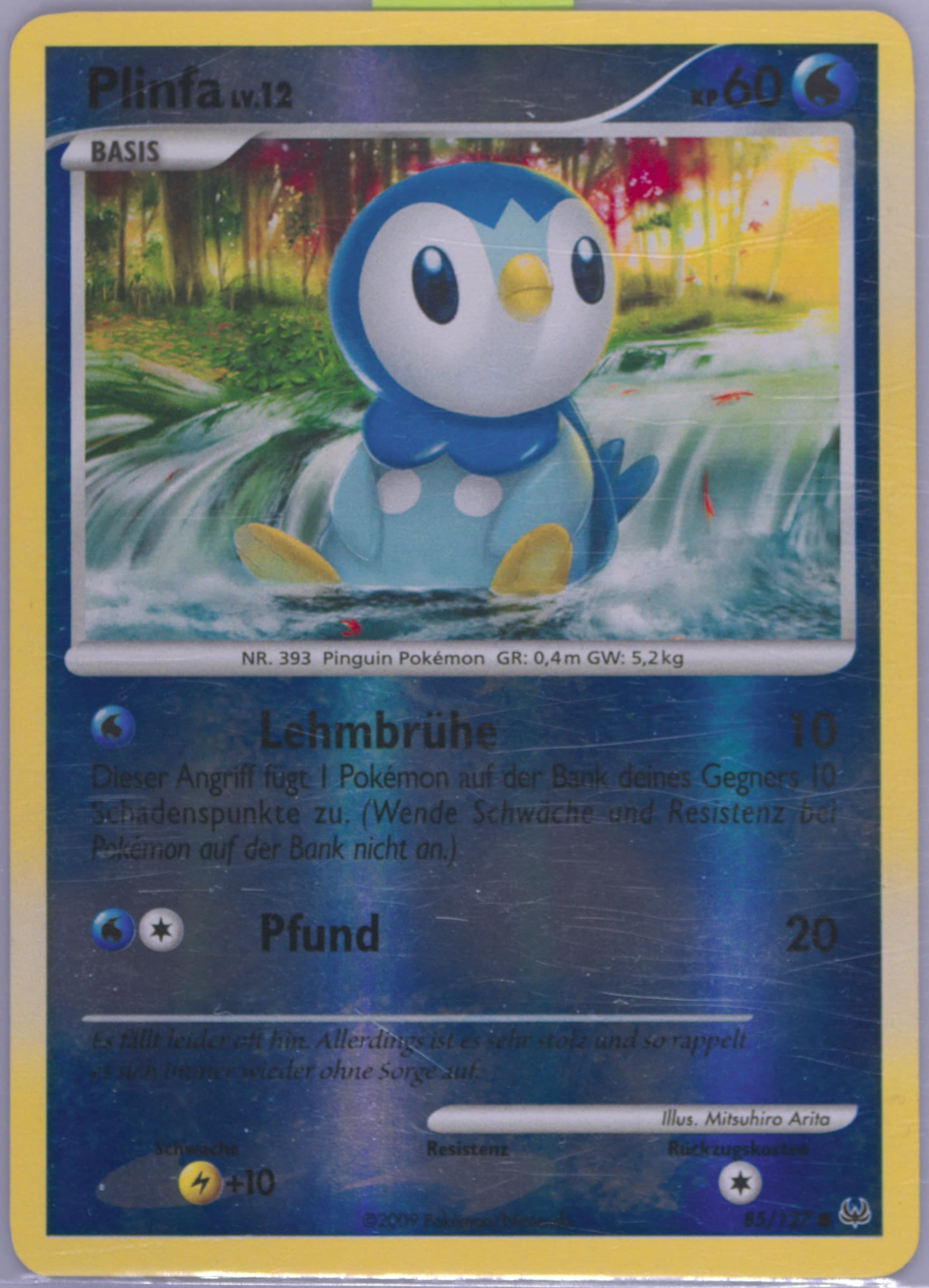 Plinfa-Reverse Foil German (85) 2009 Pokemon Platinum
