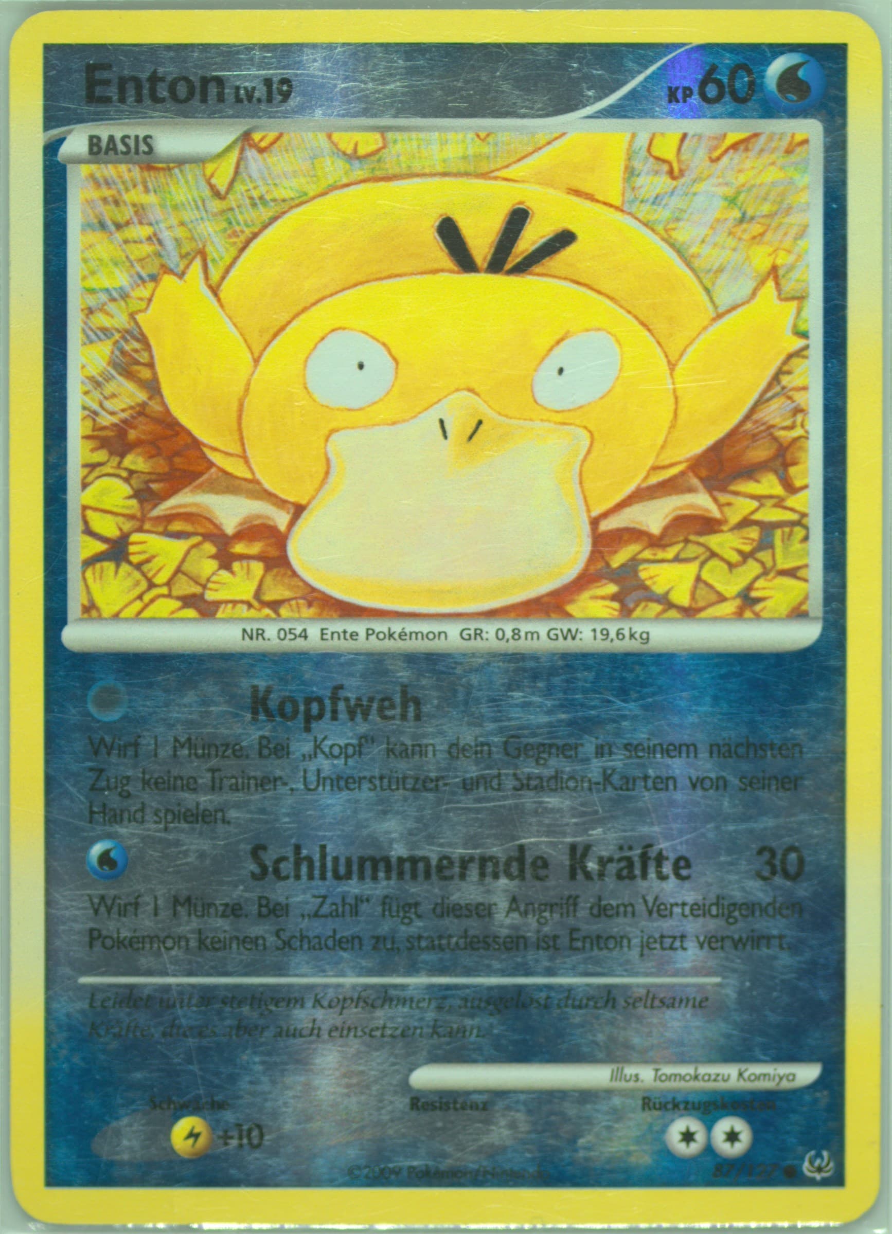Enton-Reverse Foil German (87) 2009 Pokemon Platinum