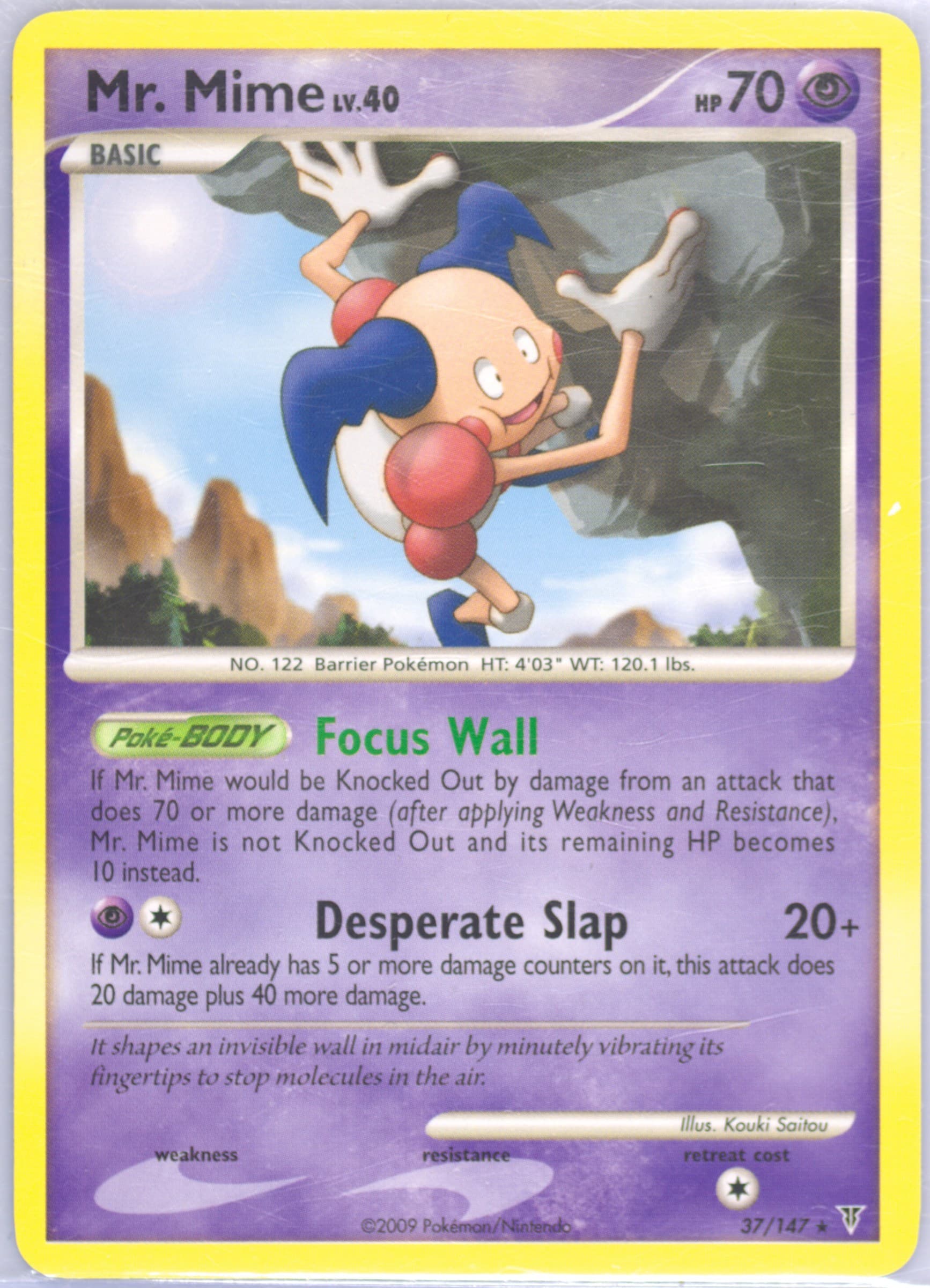 Mr. Mime (37) 2009 Pokemon Platinum Supreme Victors