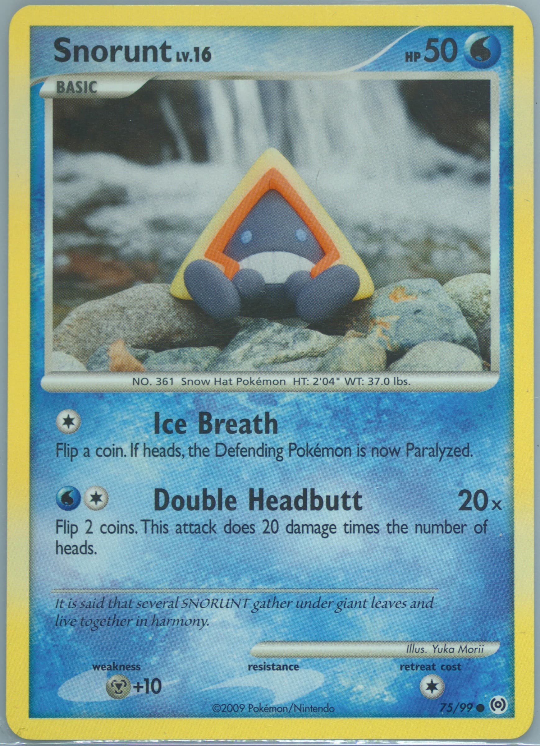 Snorunt (75) 2009 Pokemon Platinum Arceus