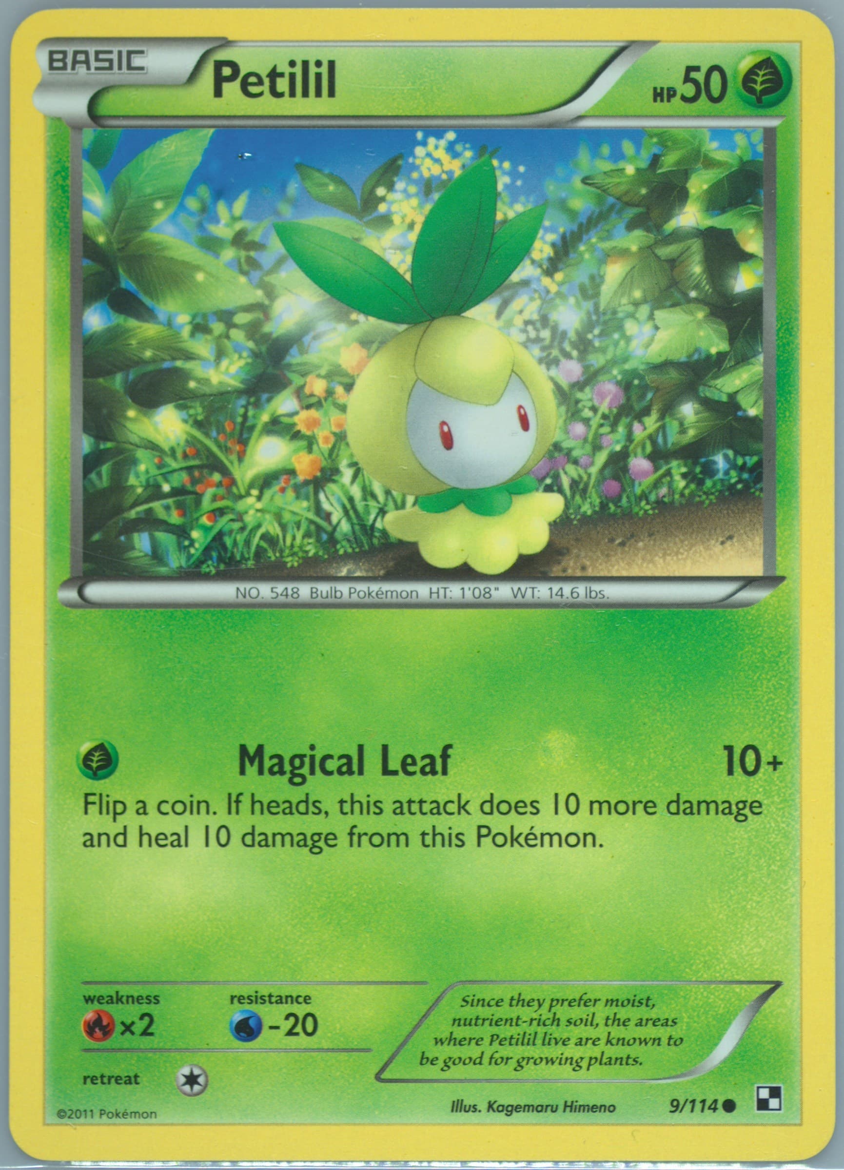 Petilil (9) 2011 Pokemon Black & White