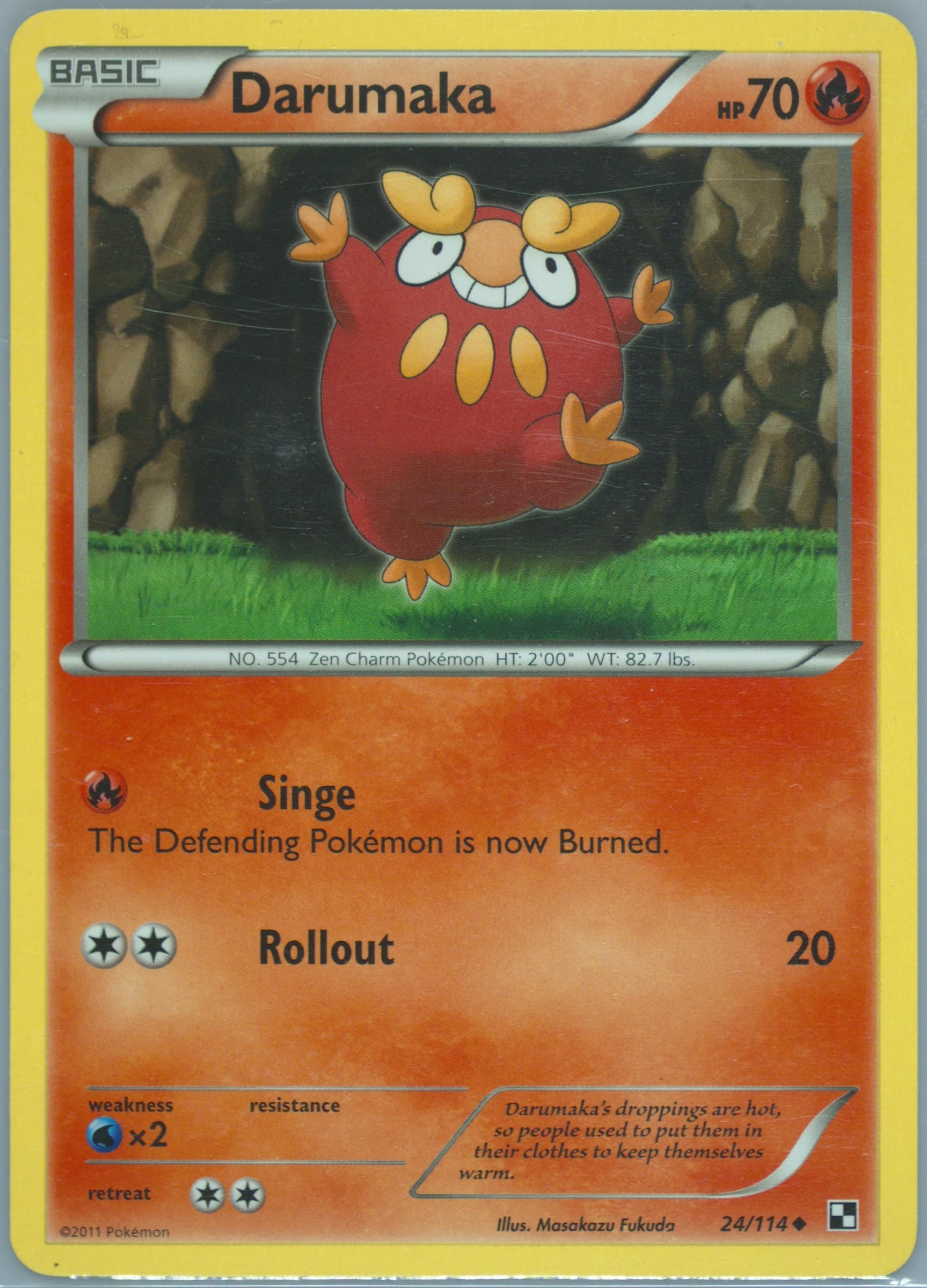 Darumaka (24) 2011 Pokemon Black & White