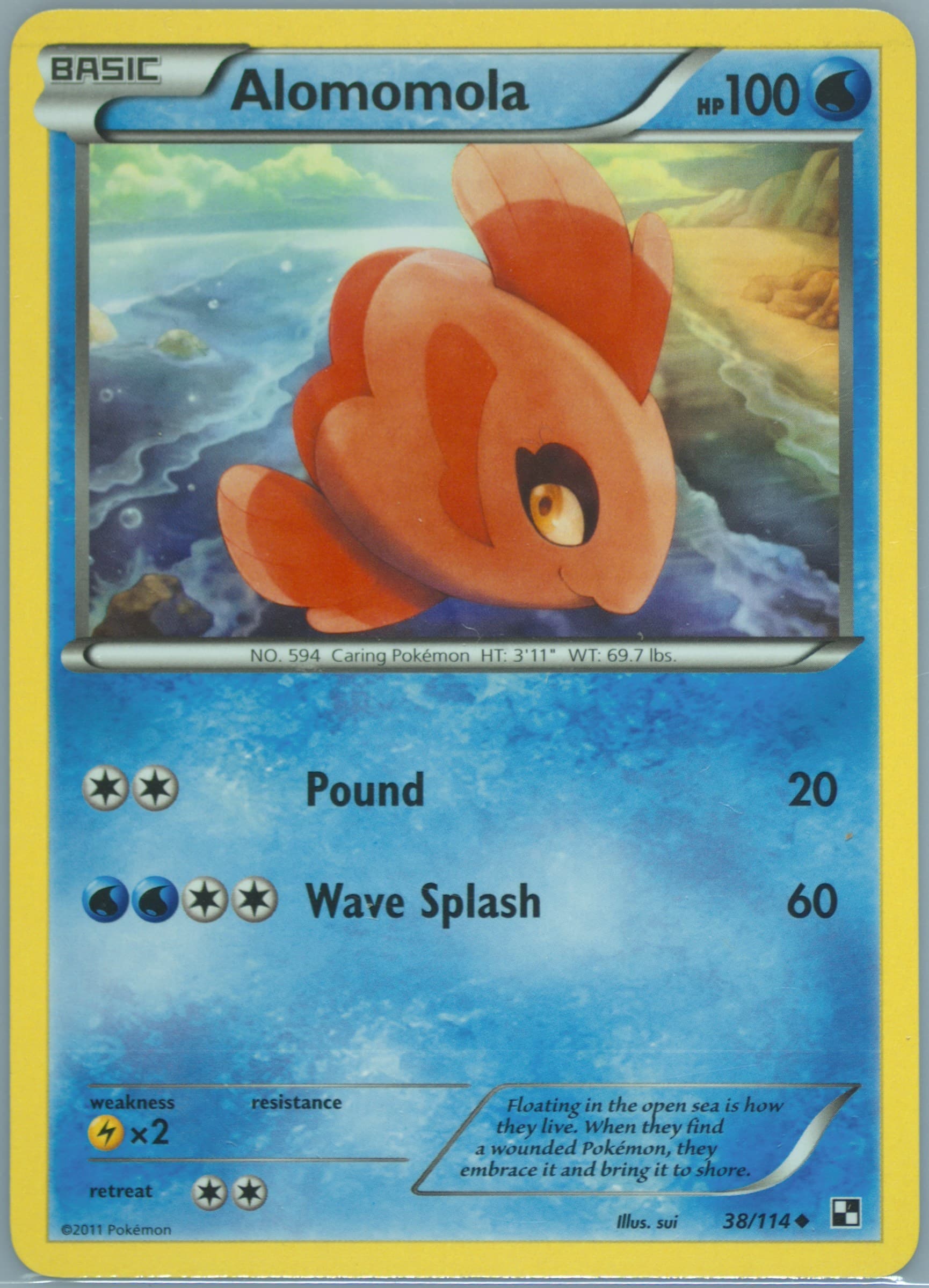 Alomomola (38) 2011 Pokemon Black & White