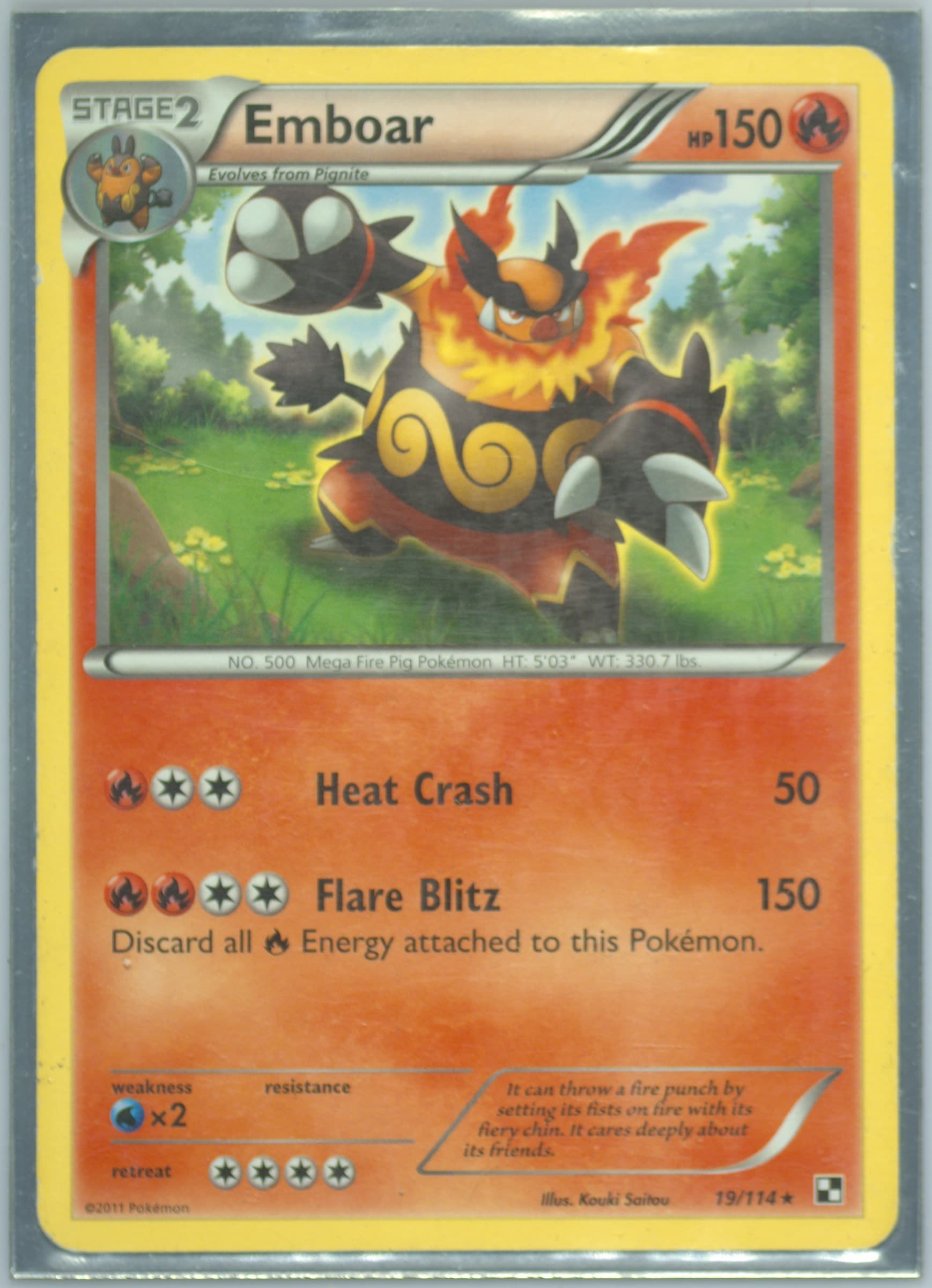 Emboar Red Frenzy Theme Deck (19) 2011 Pokemon Black & White