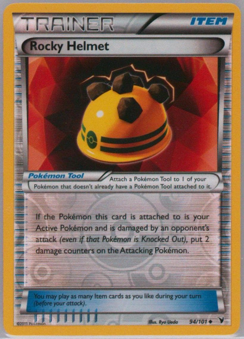 Rocky Helmet-Reverse Foil (94) 2011 Pokemon Black & White Noble Victories