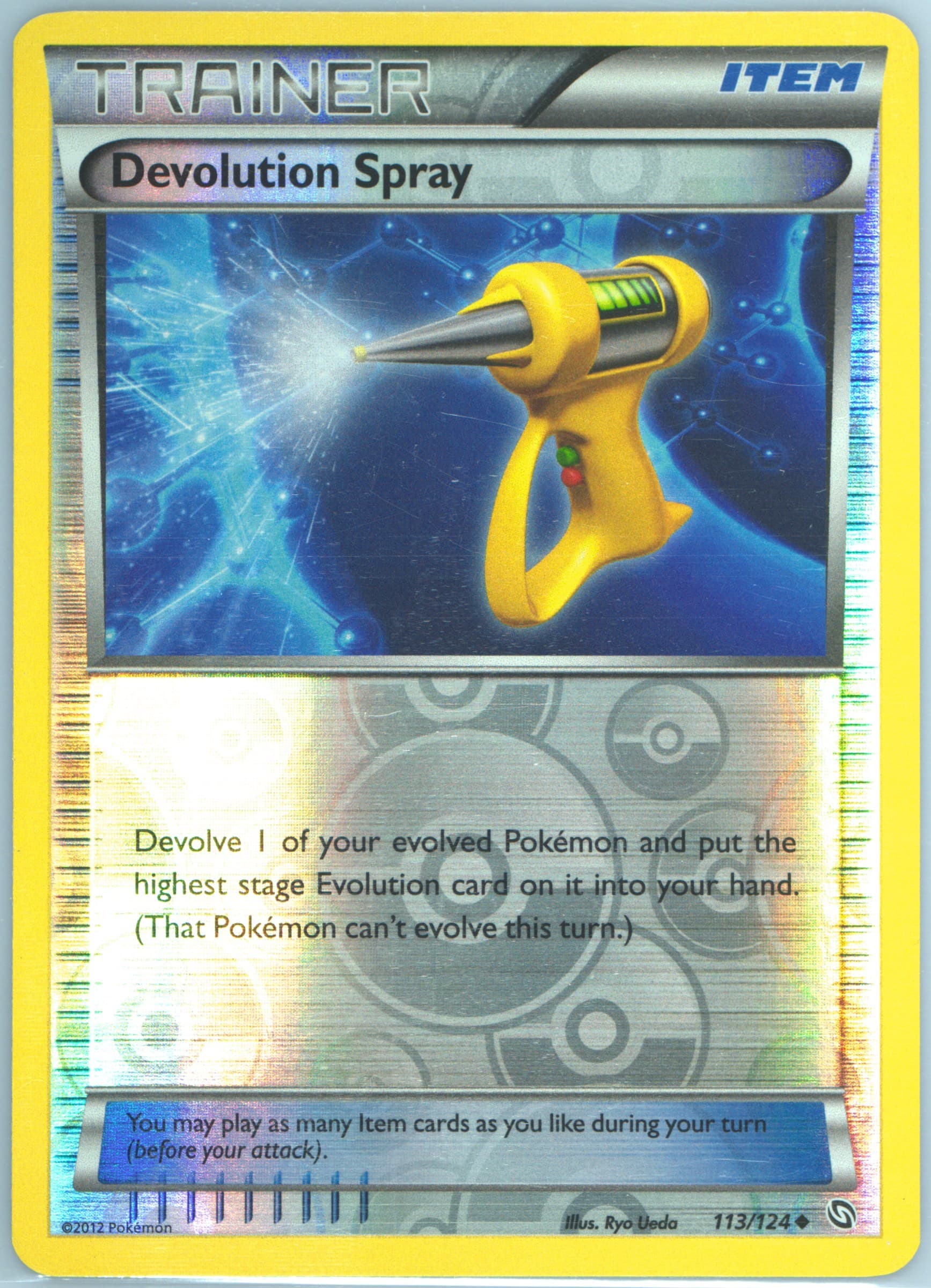 Devolution Spray-Reverse Foil (113) 2012 Pokemon Black & White Dragons Exalted