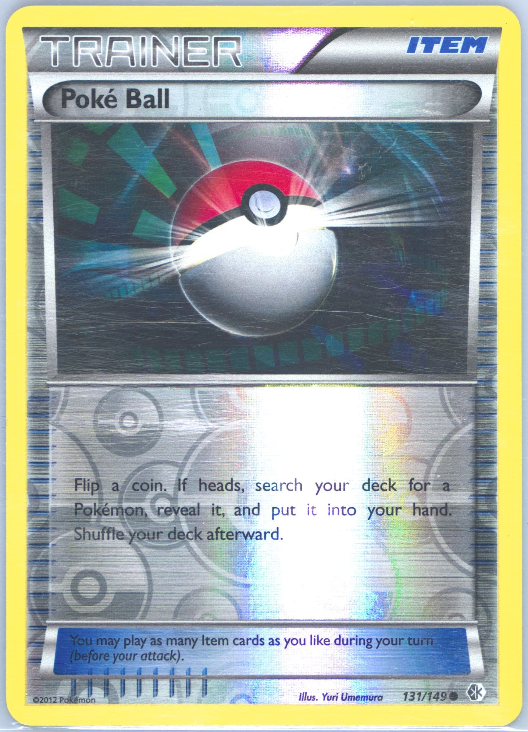 Poke Ball-Reverse Foil (131) 2012 Pokemon Black & White Boundaries Crossed