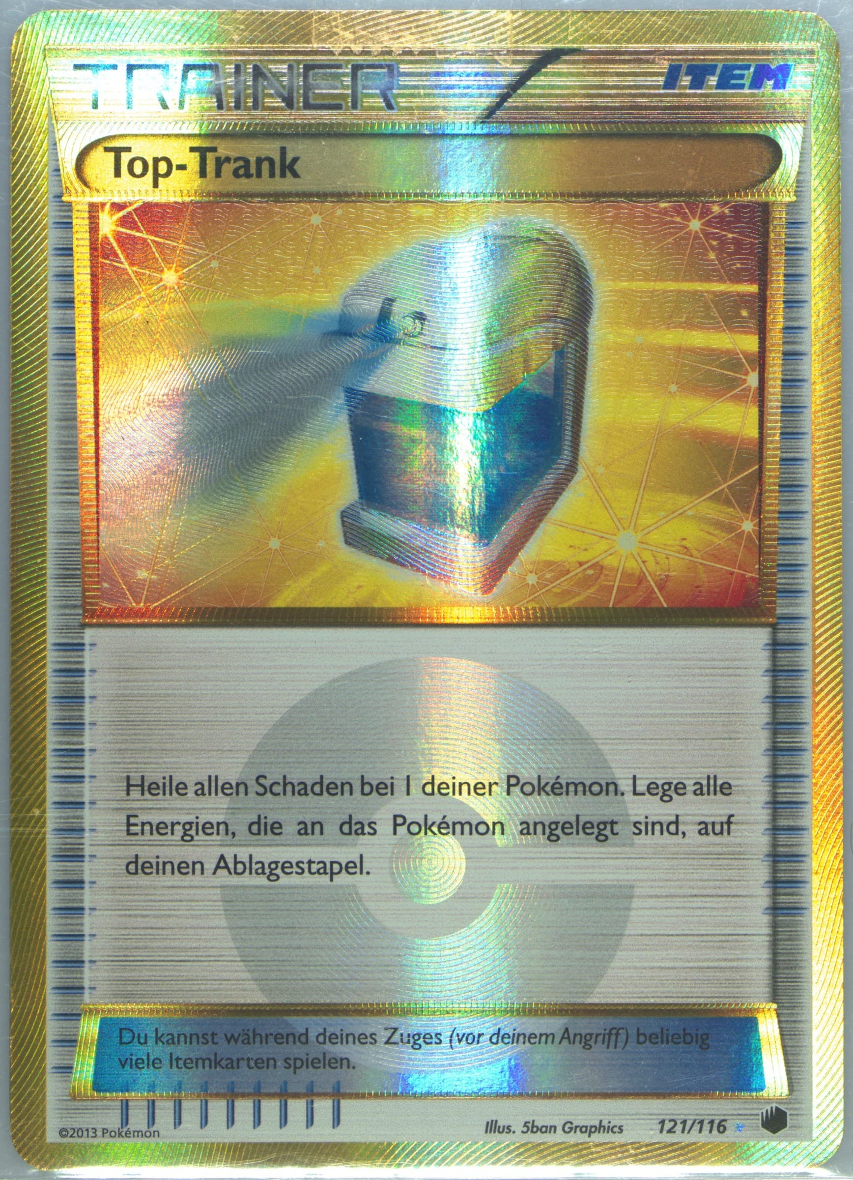 Top-Trank German (121) 2013 Pokemon Black & White Plasma Freeze