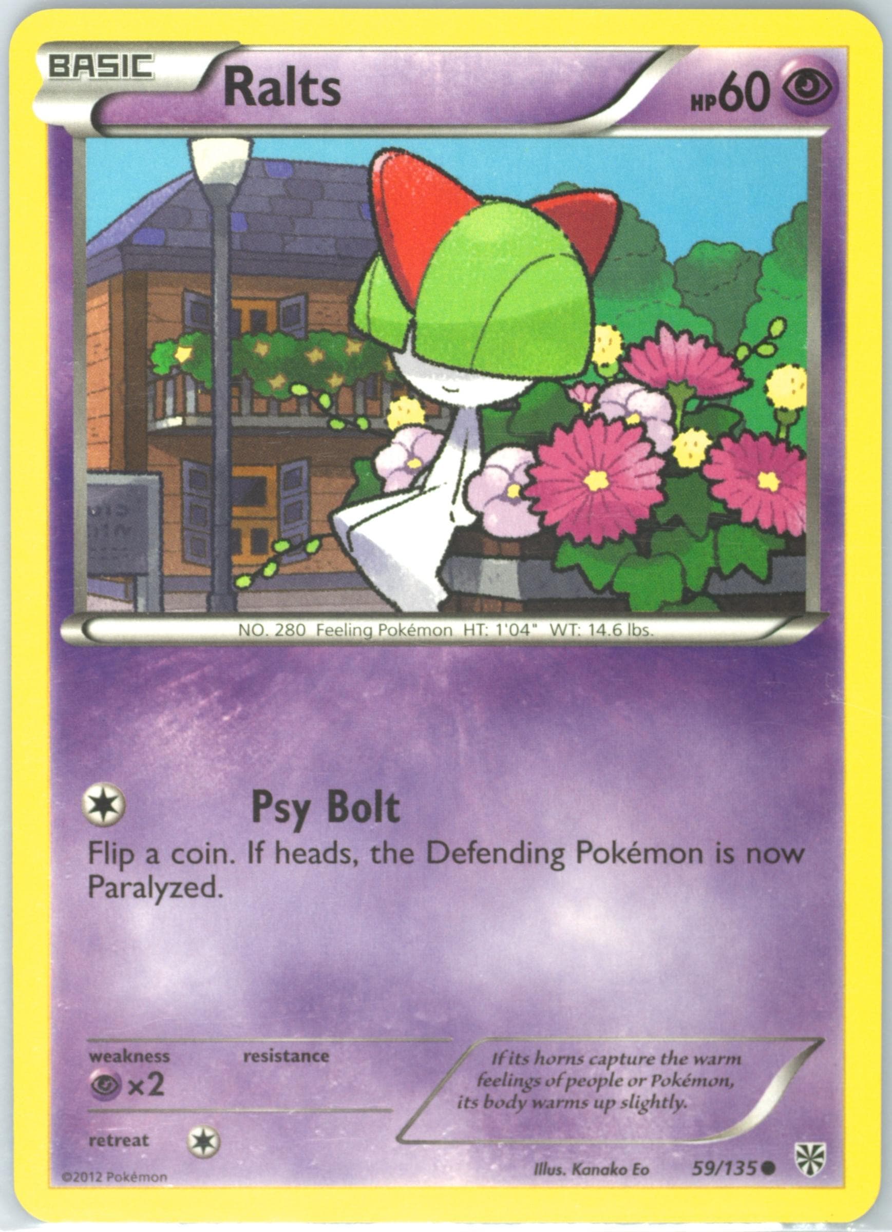 Ralts (59) 2013 Pokemon Black & White Plasma Storm