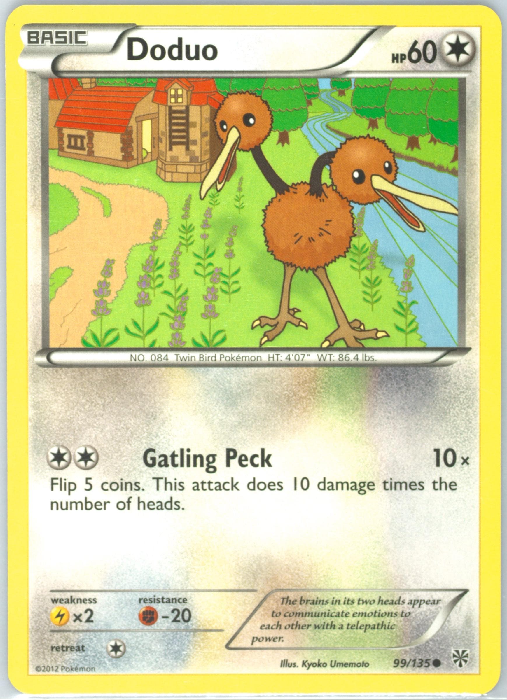 Doduo (99) 2013 Pokemon Black & White Plasma Storm