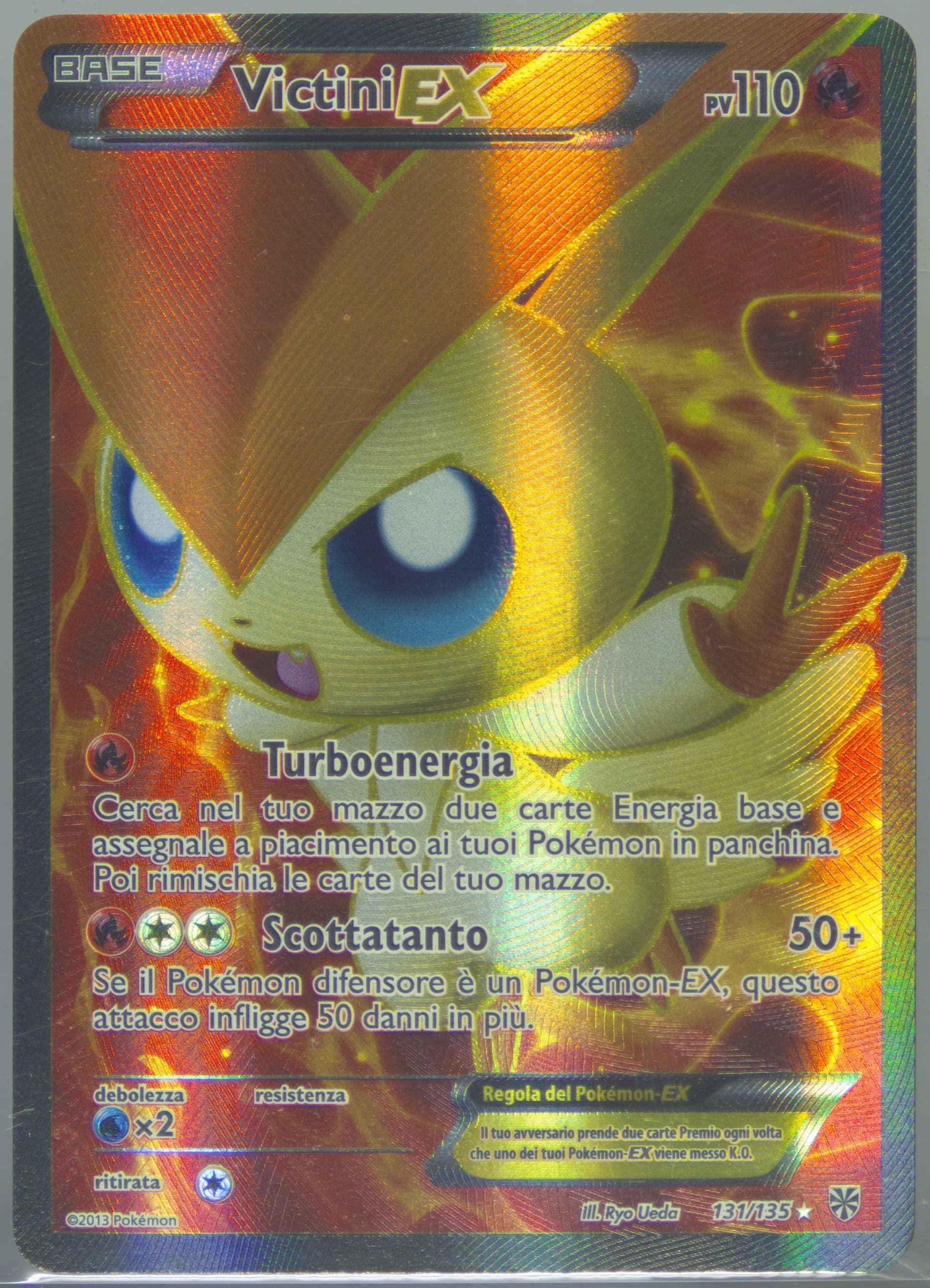 Full Art/Victini EX Italian (131) 2013 Pokemon Black & White Plasma Storm