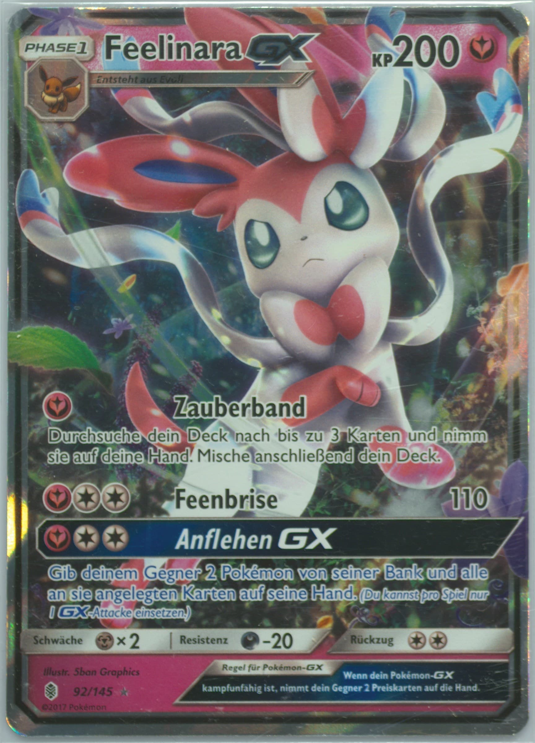 Feelinara GX German (92) 2017 Pokemon Sun & Moon Guardians Rising