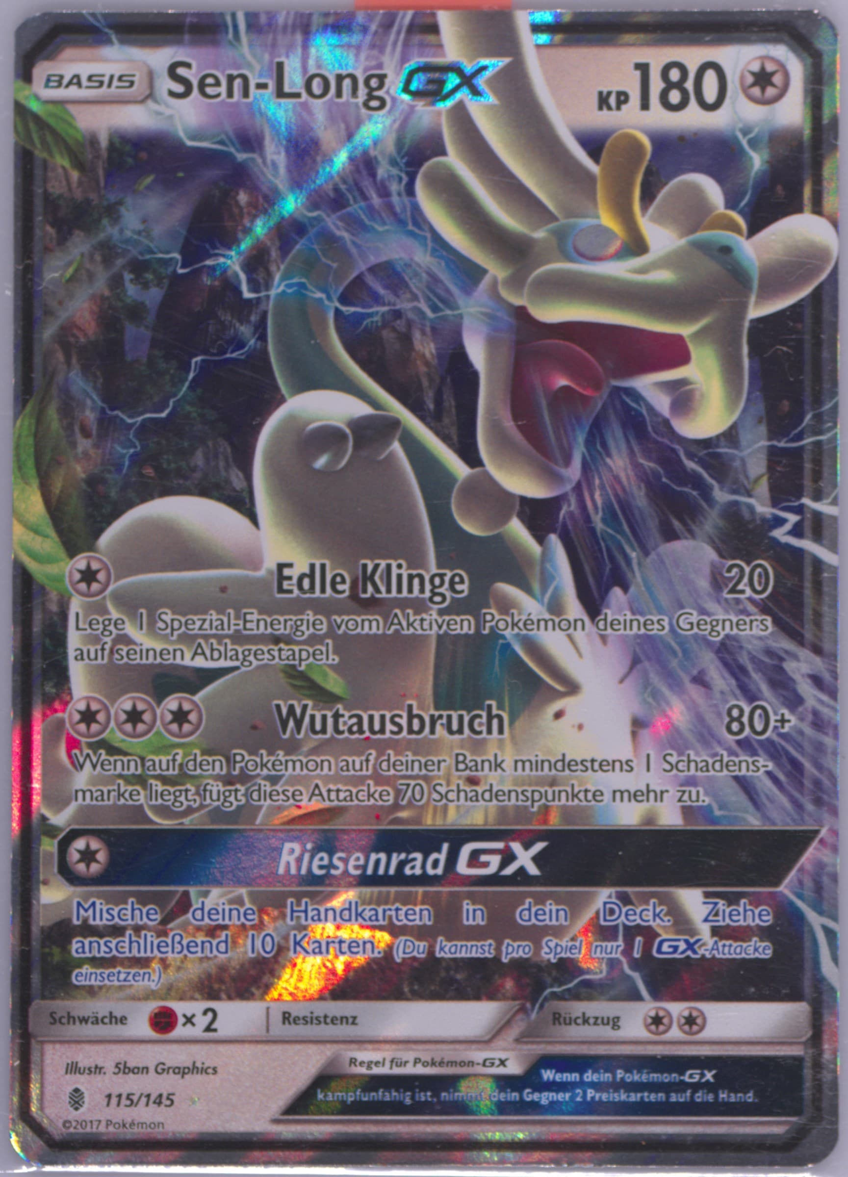 Sen-Long GX German (115) 2017 Pokemon Sun & Moon Guardians Rising