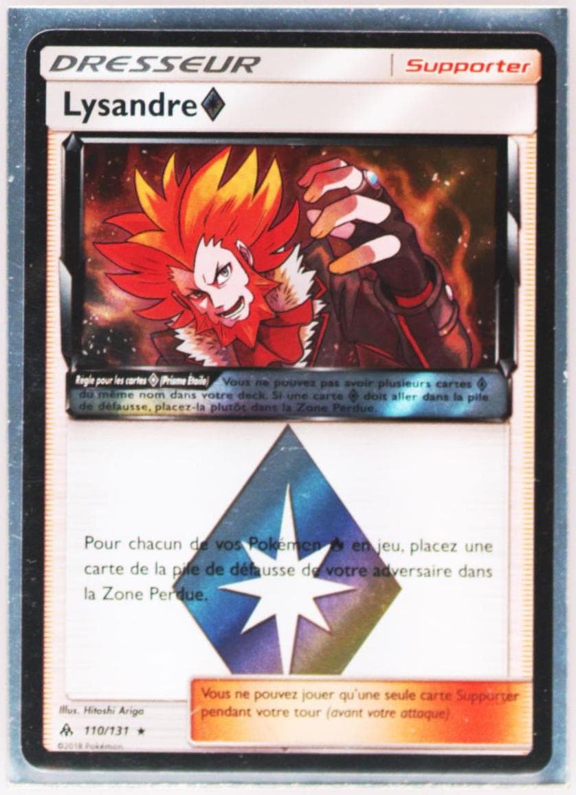 Lysandre-Holo French (110) 2018 Pokemon Sun & Moon Forbidden Light