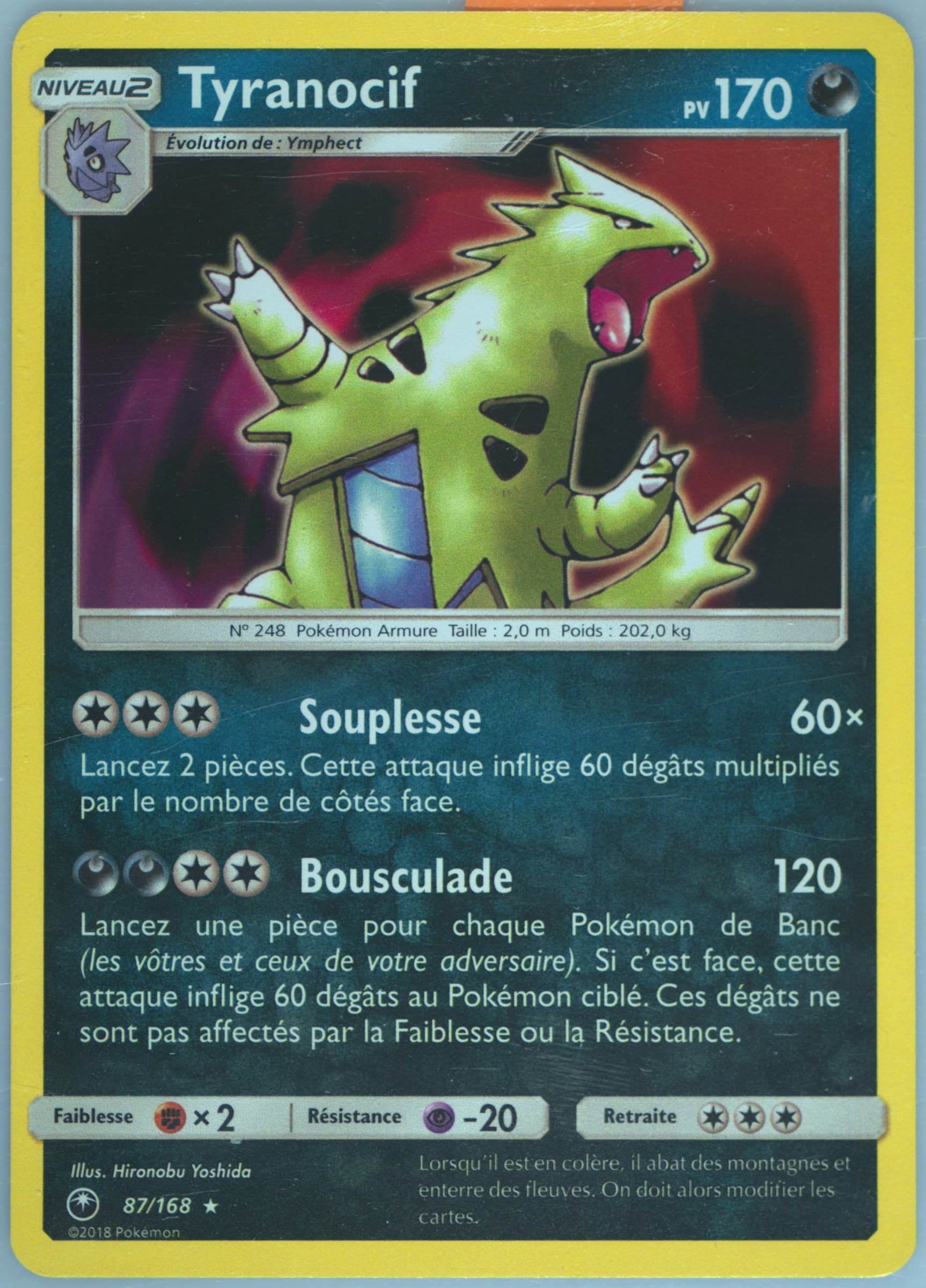 Tyranocif-Holo French (87) 2018 Pokemon Sun & Moon Celestial Storm