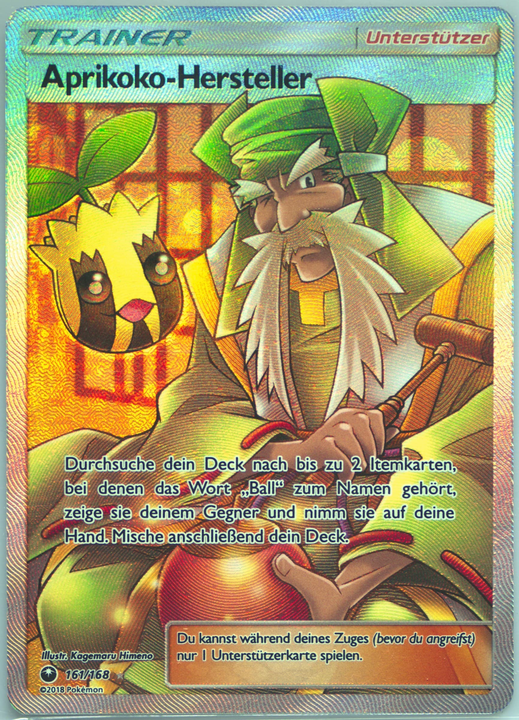 Full Art/Aprikoko-Hersteller German (161) 2018 Pokemon Sun & Moon Celestial Storm